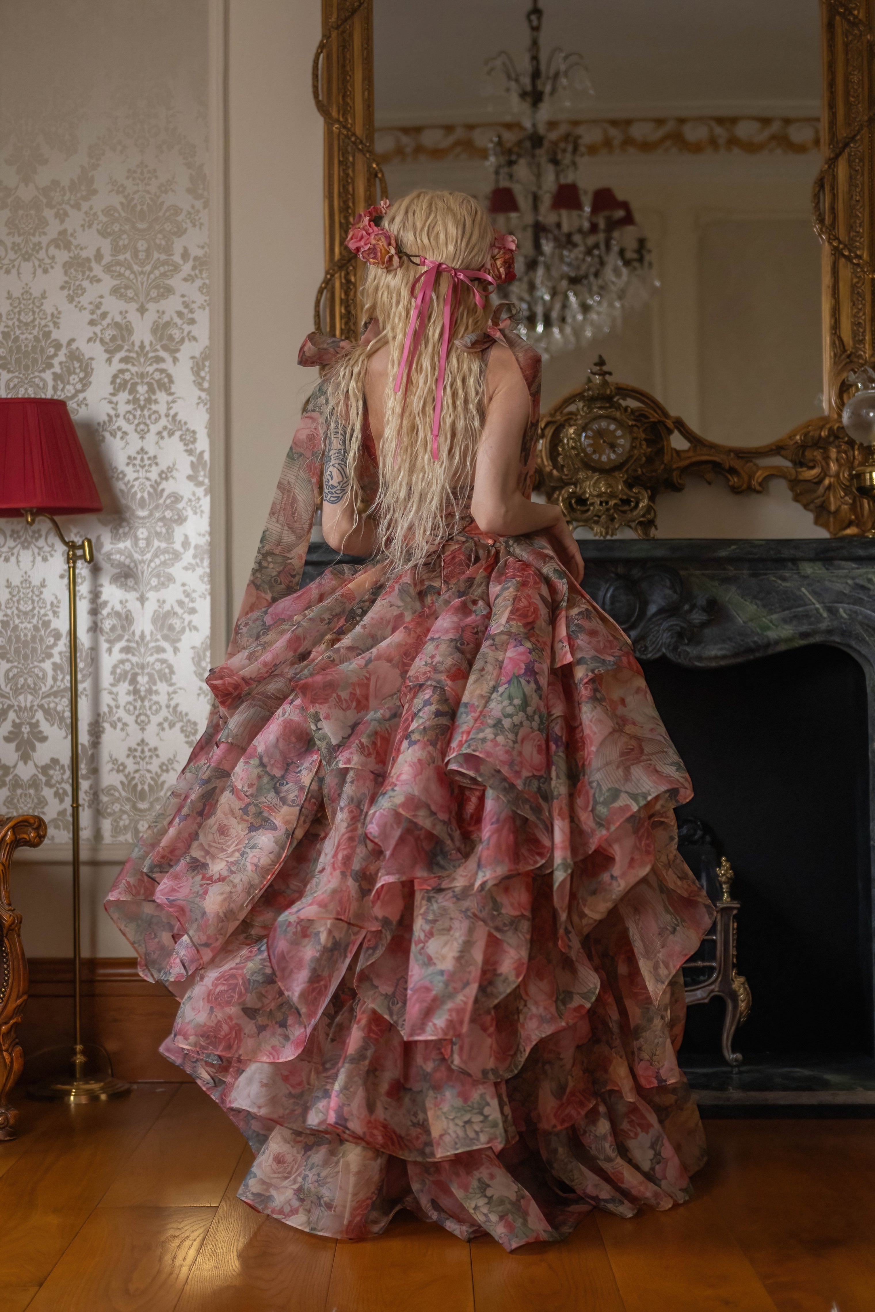 Garden of Eden Empress Train Gown