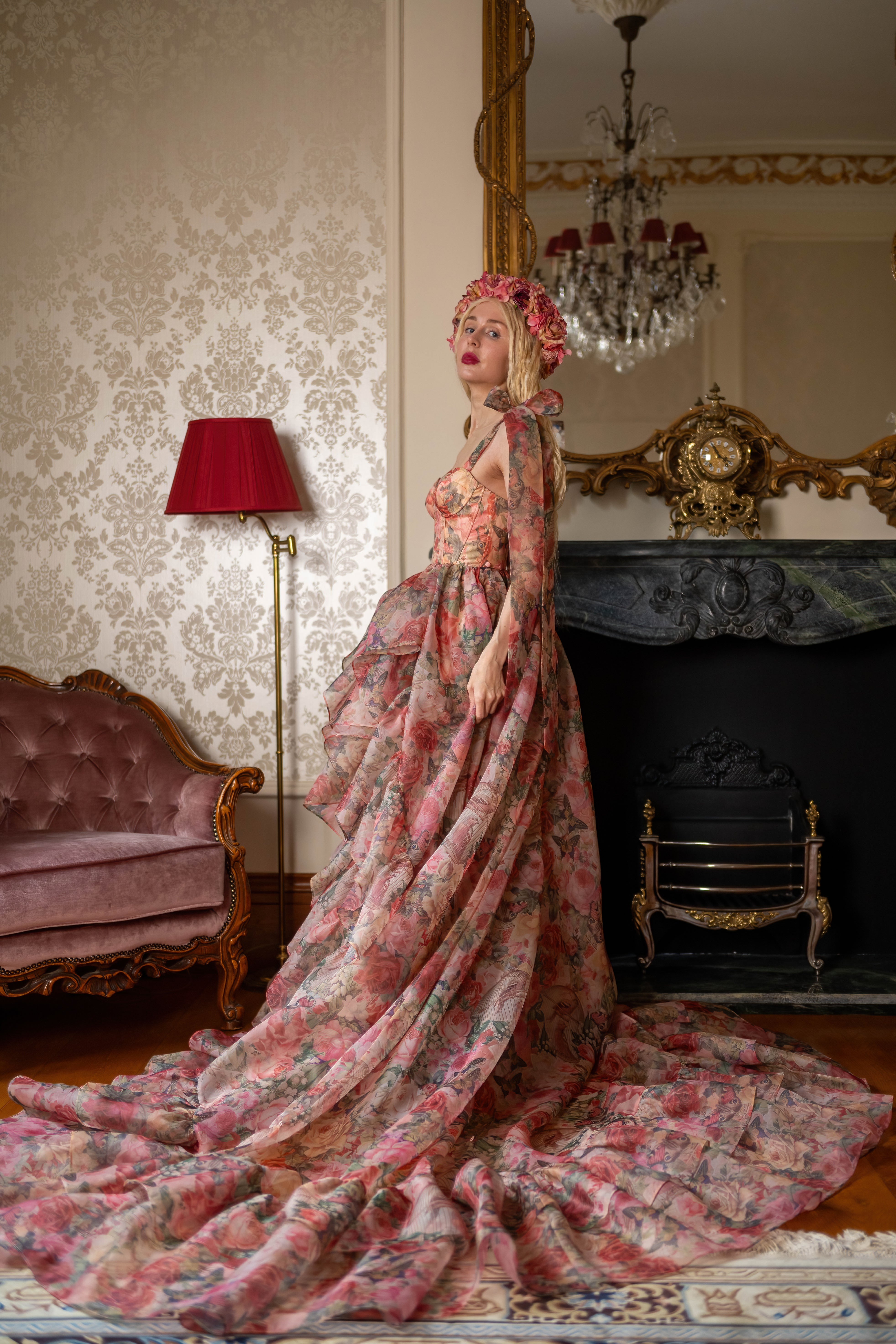Garden of Eden Empress Train Gown