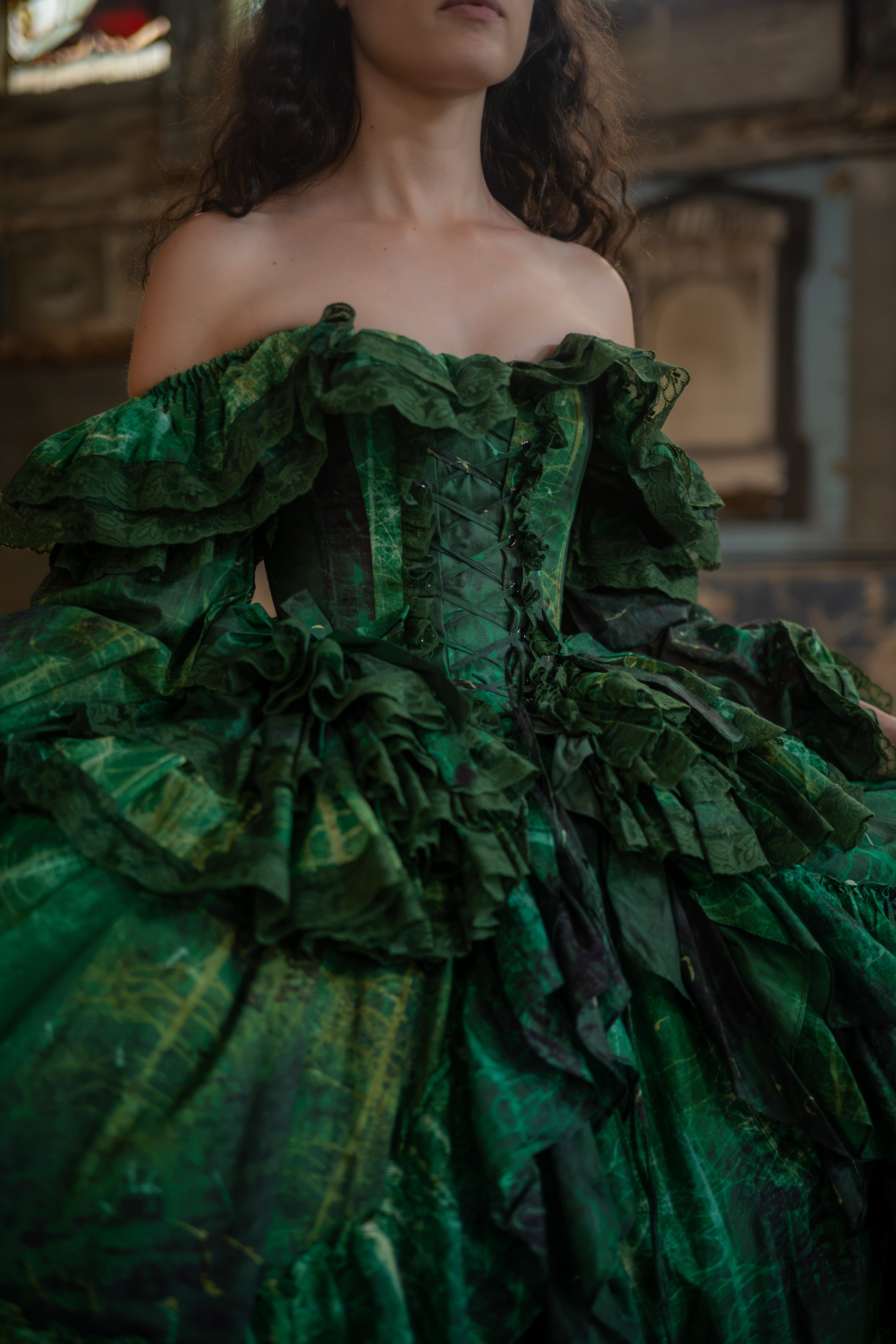 The Green Spell Montespan Corset