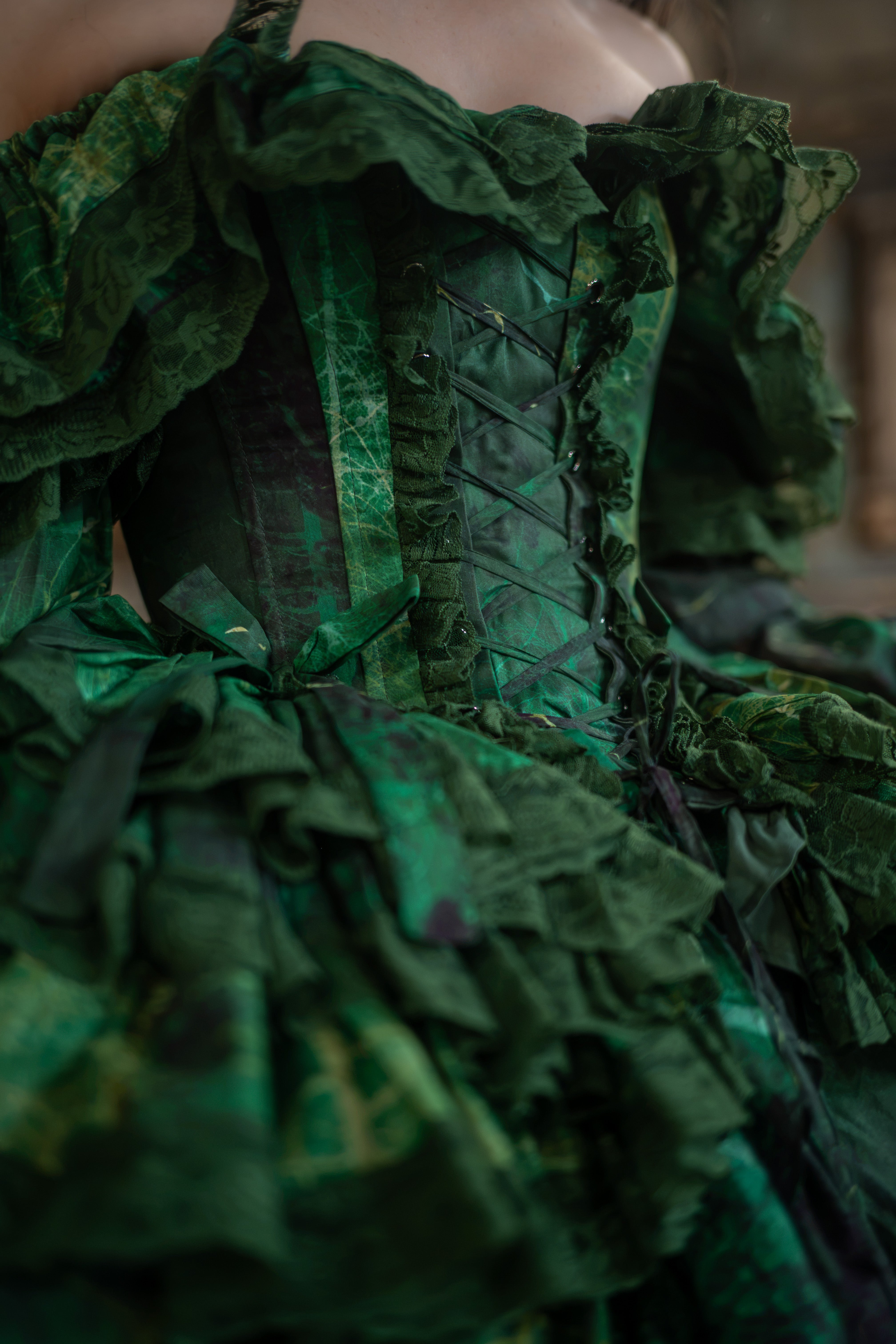 The Green Spell Montespan Corset