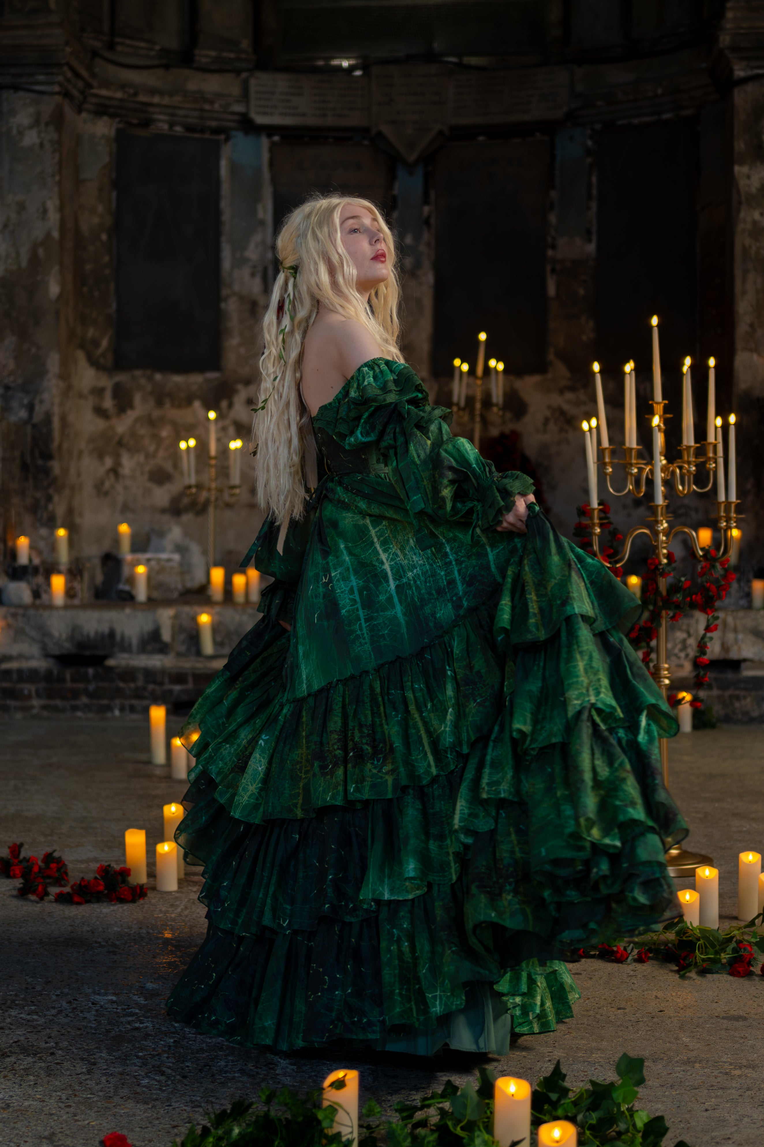 The Green Spell Vesper Gown