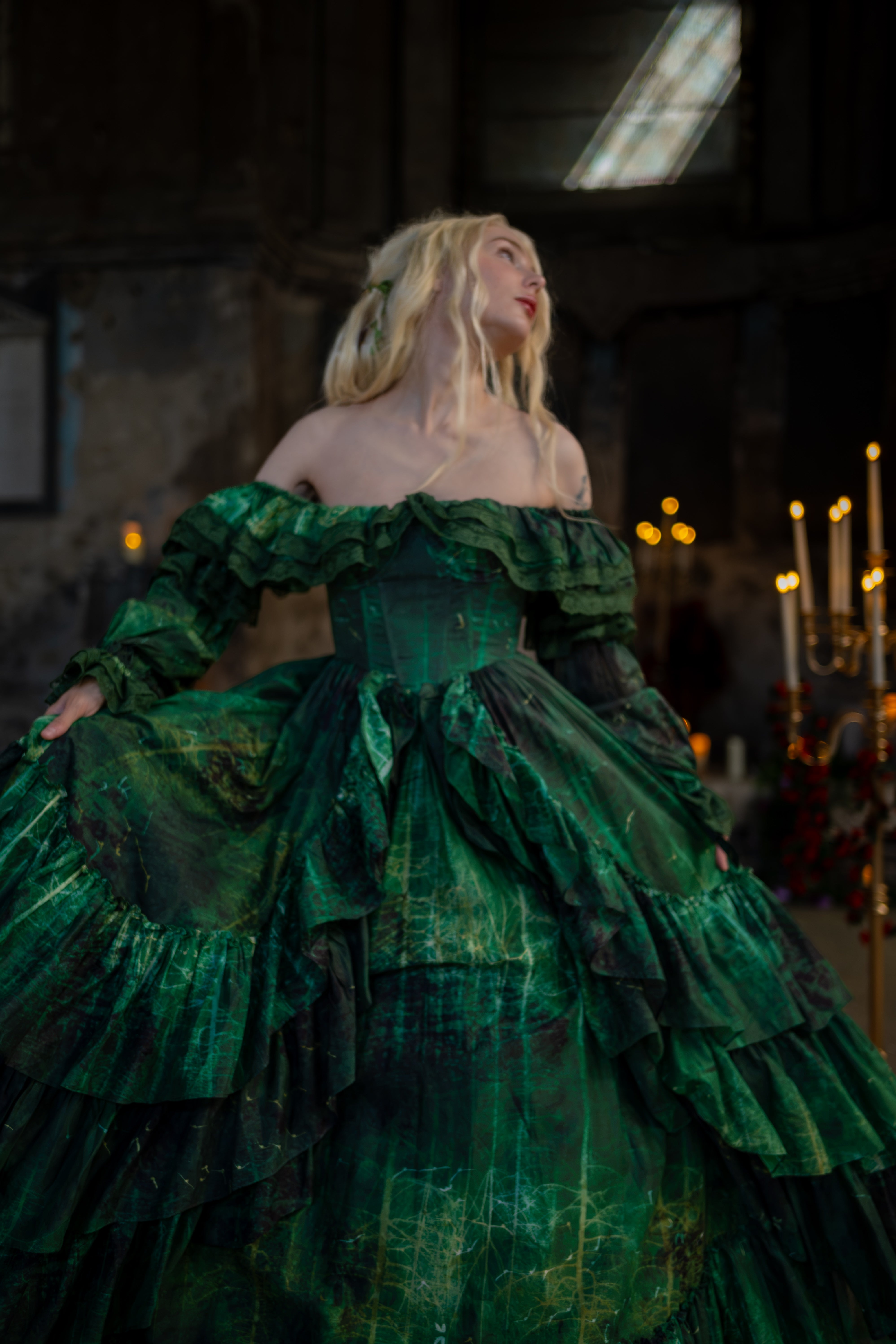 The Green Spell Vesper Gown