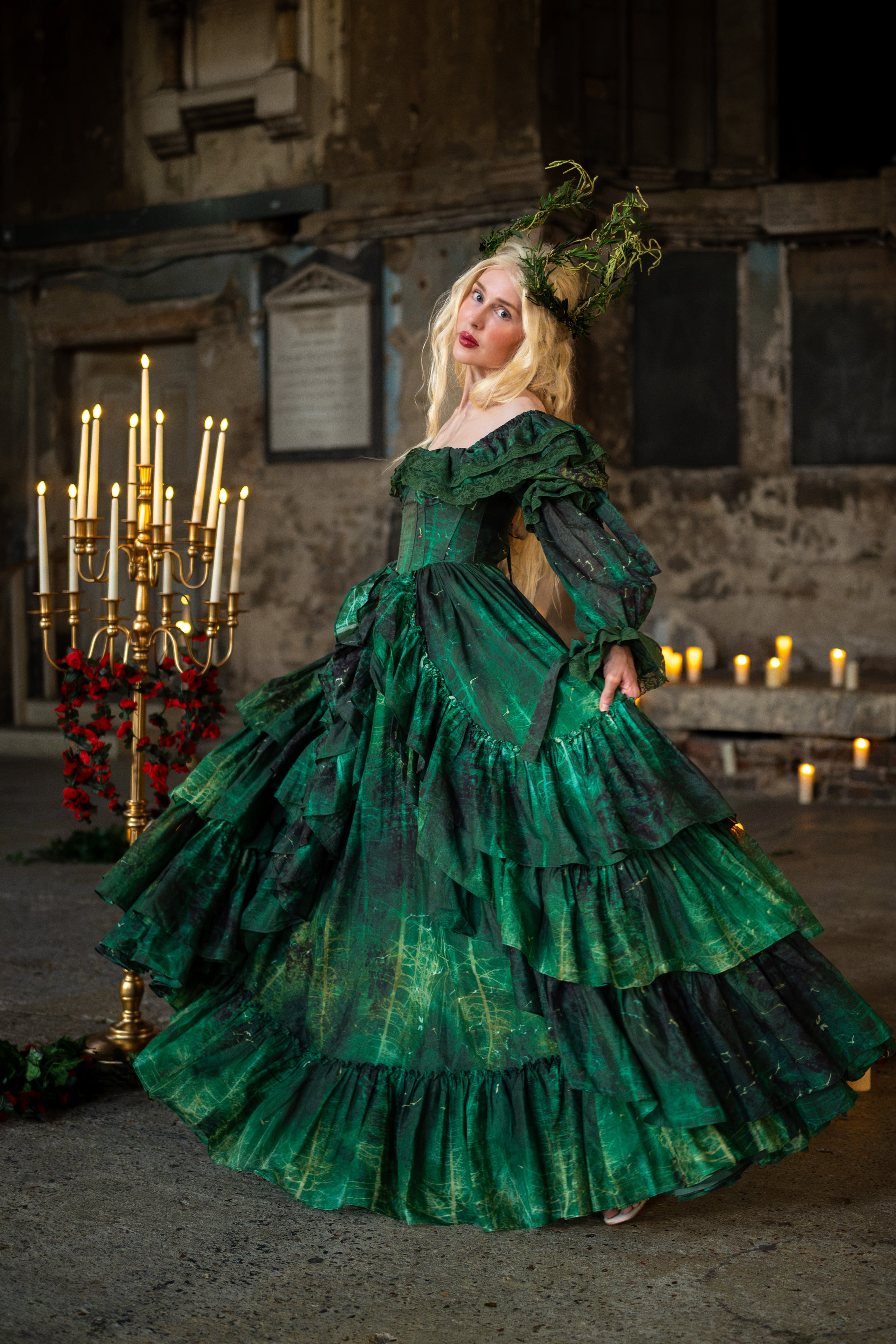 The Green Spell Vesper Gown