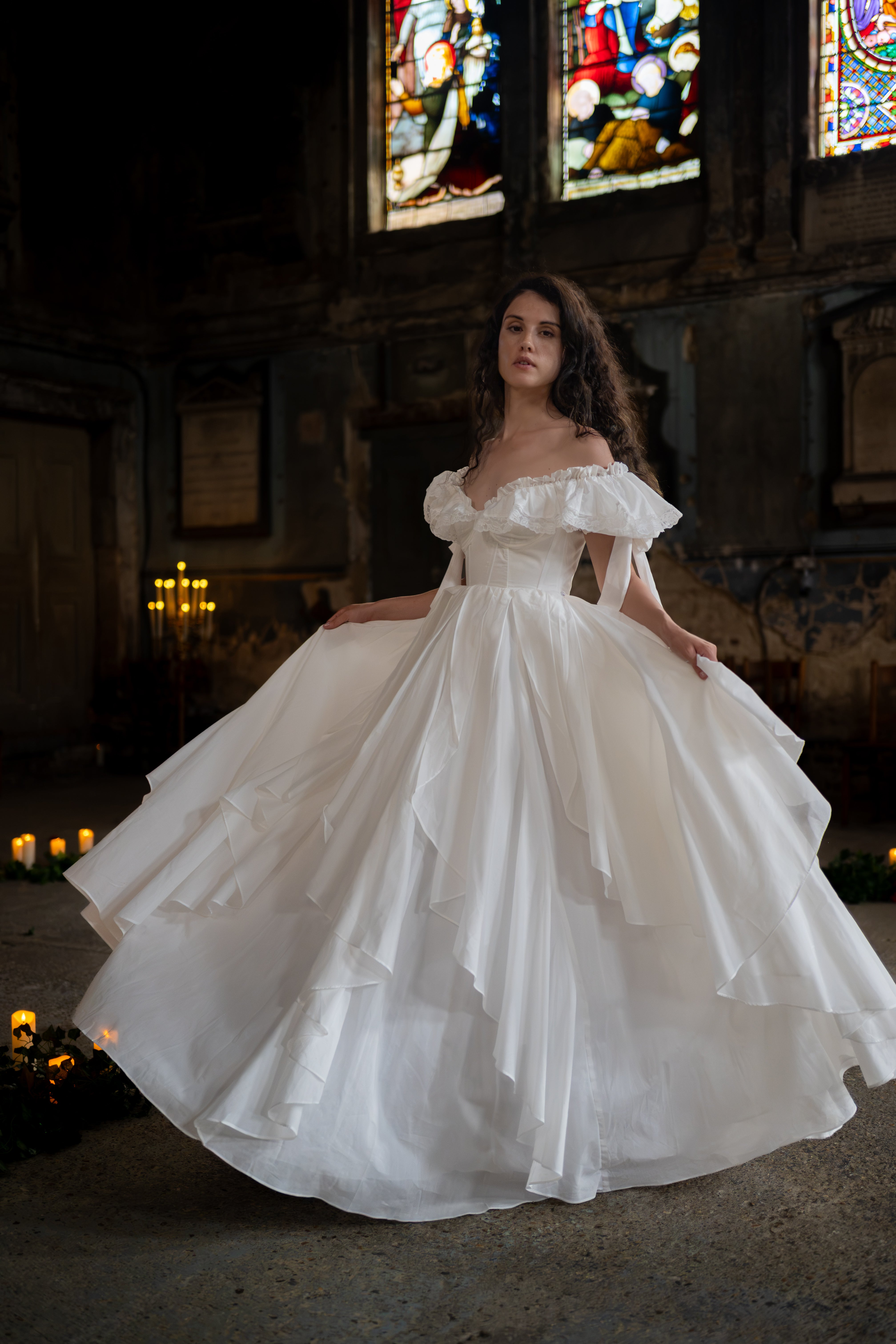 Under Starlit Boughs Bridal Gown
