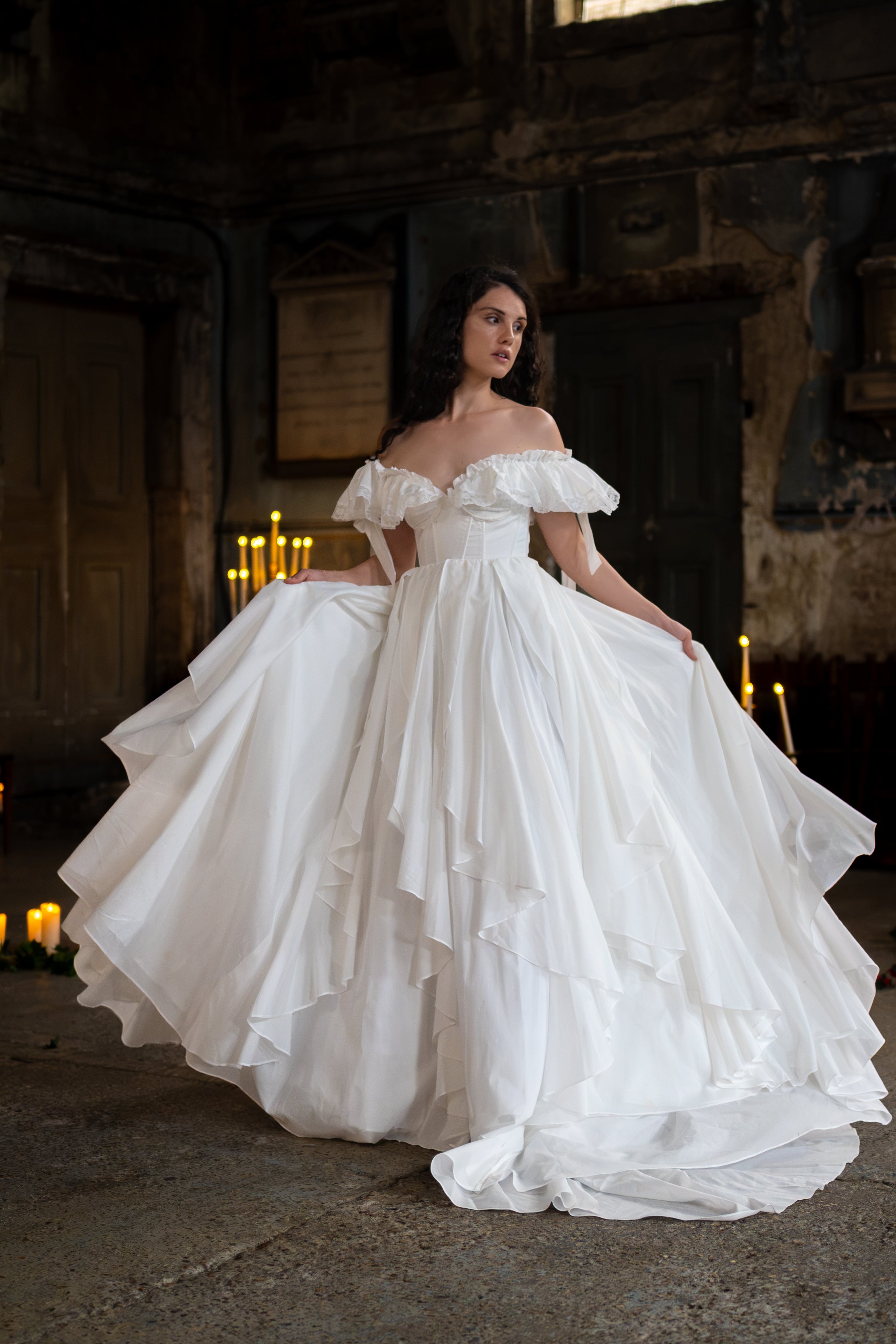 Under Starlit Boughs Bridal Gown