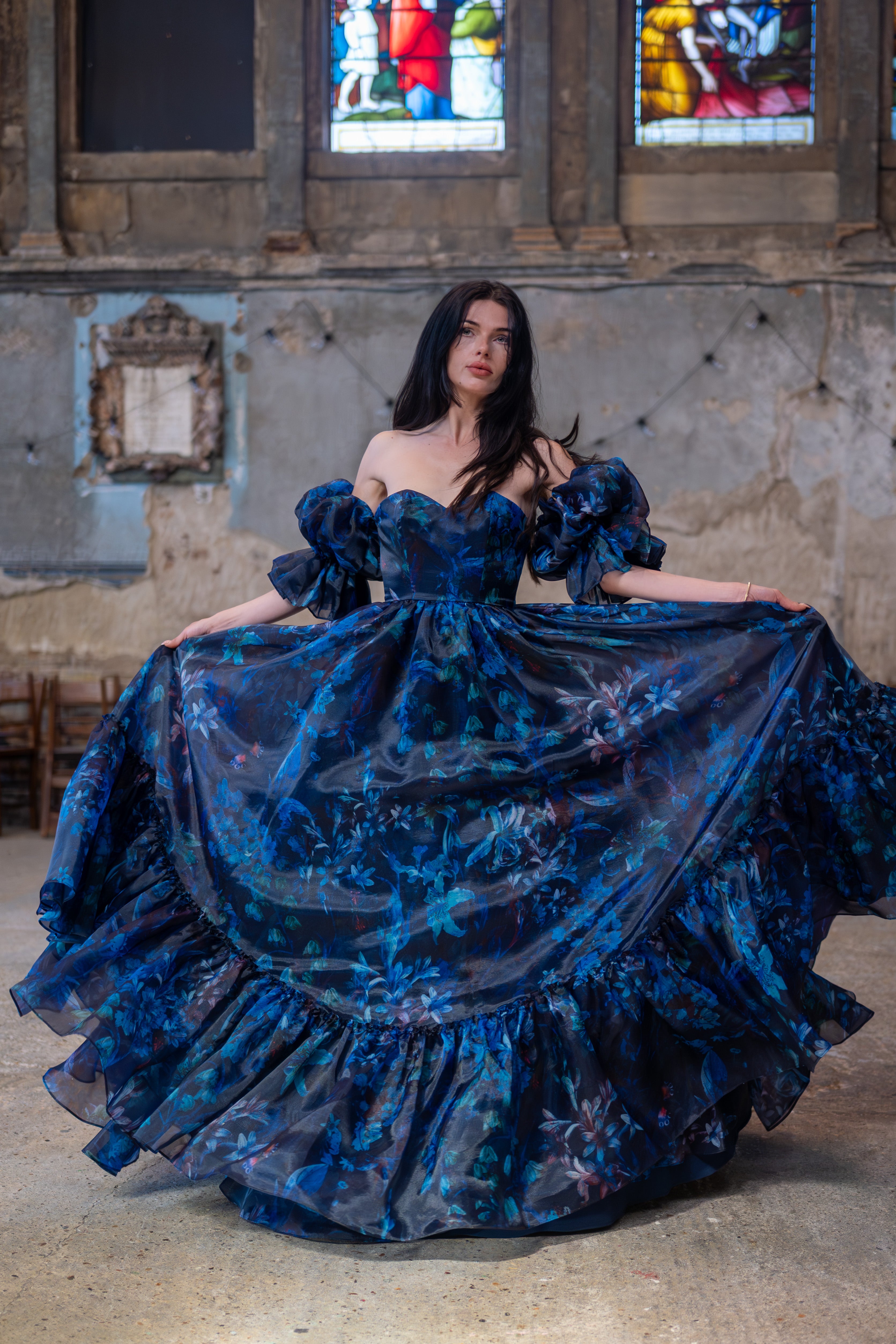 Veiled Glen Belle Gown