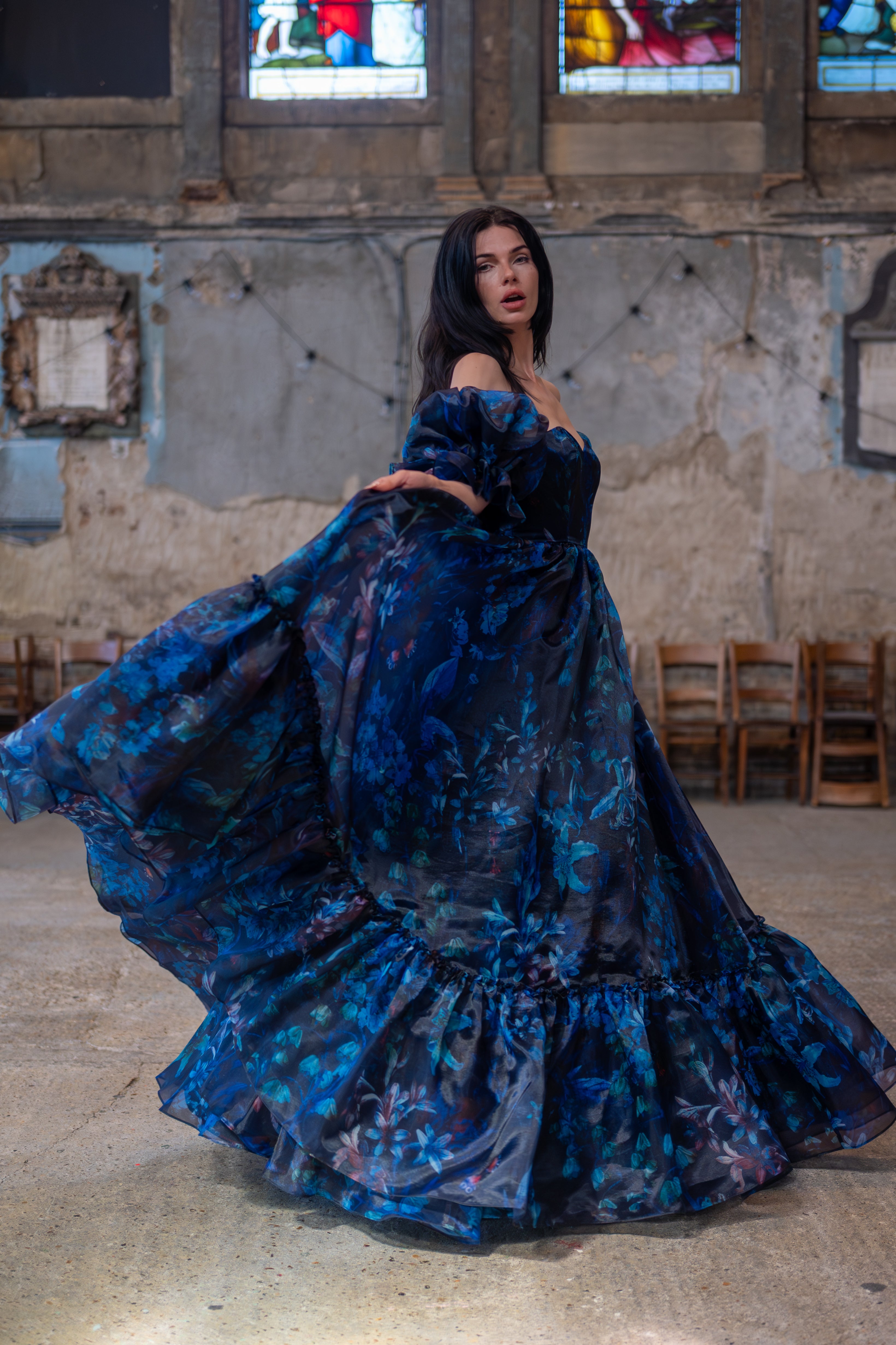 Veiled Glen Belle Gown