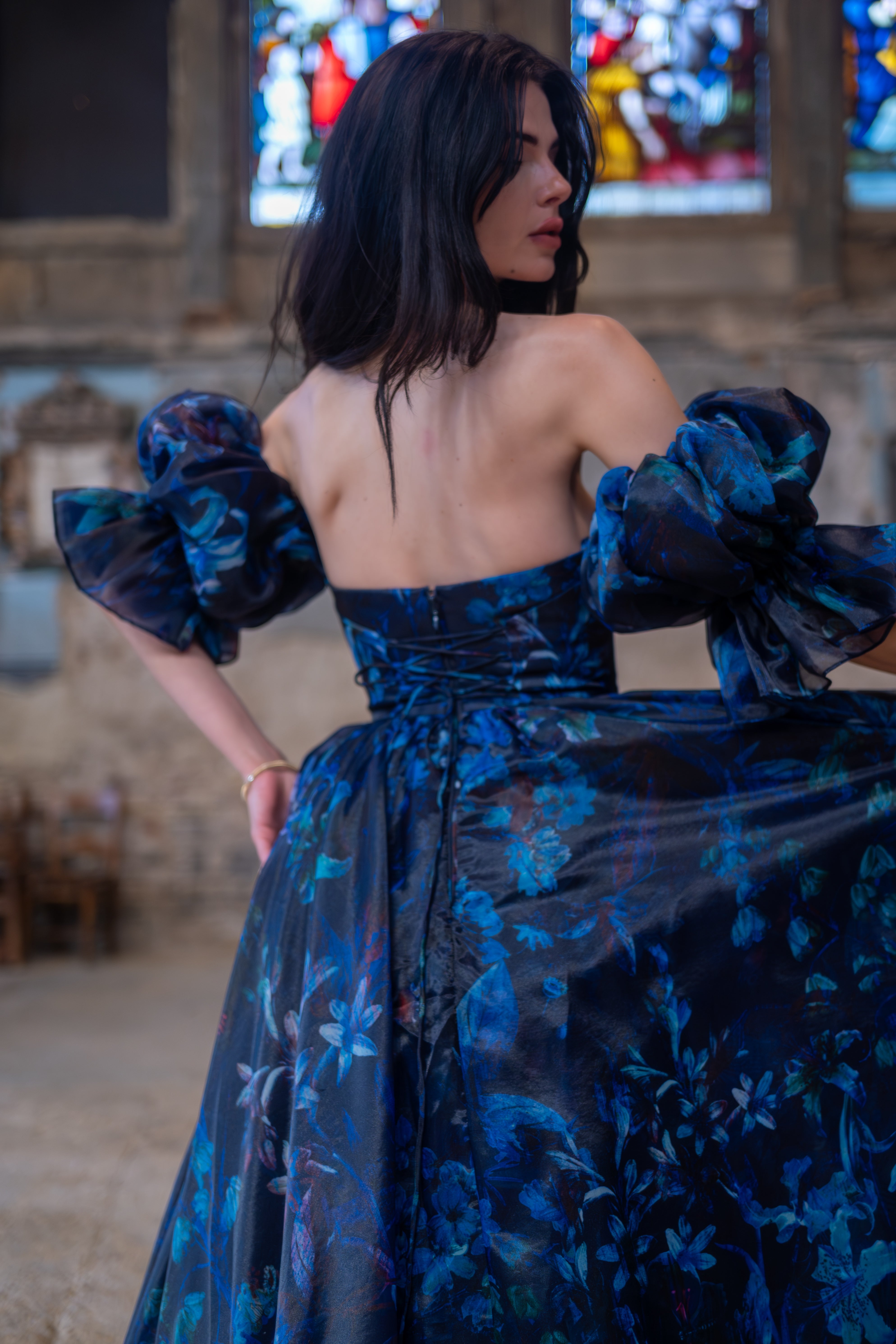 Veiled Glen Belle Gown