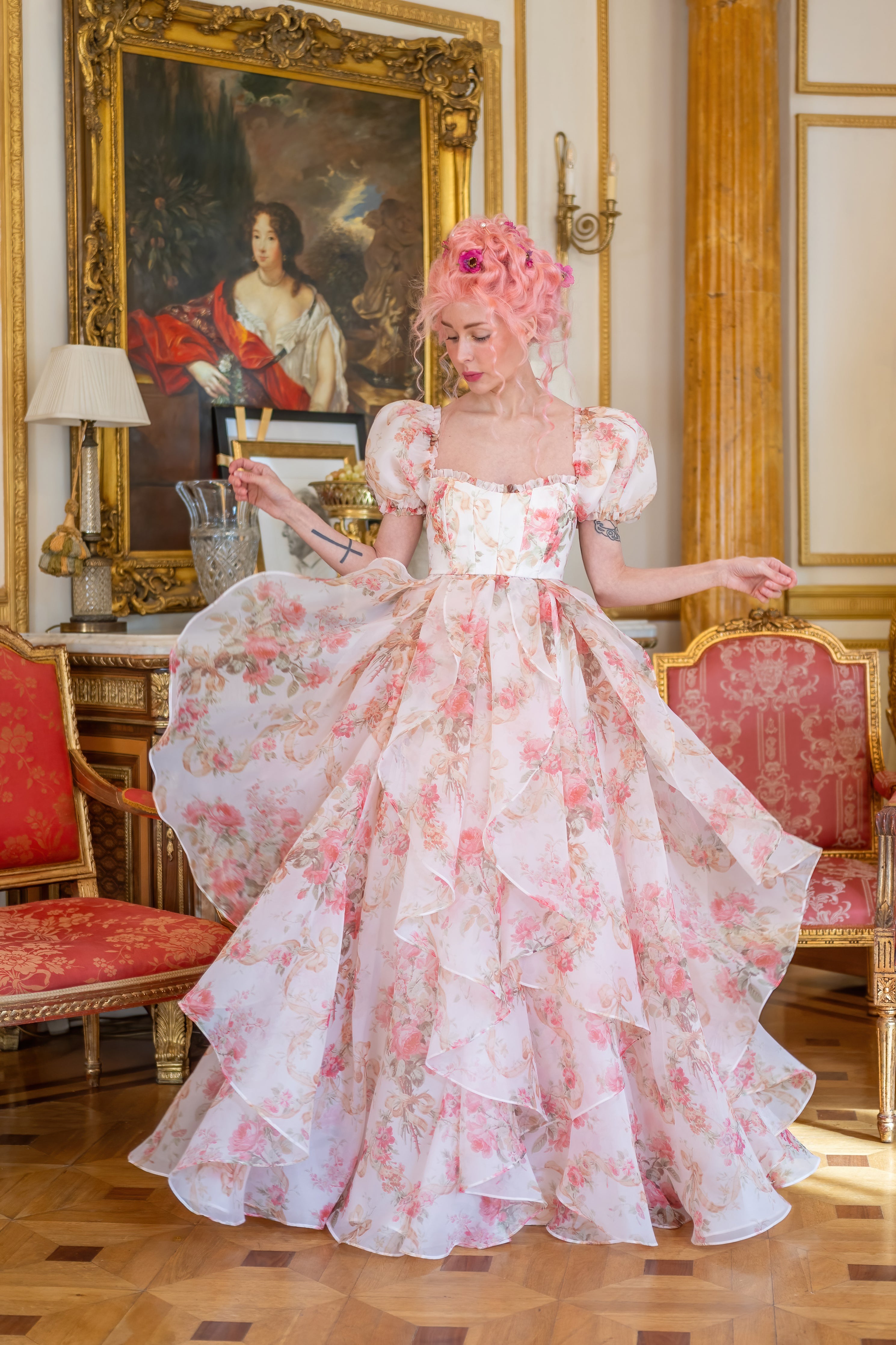 Venetian Rose Renaissance Gown