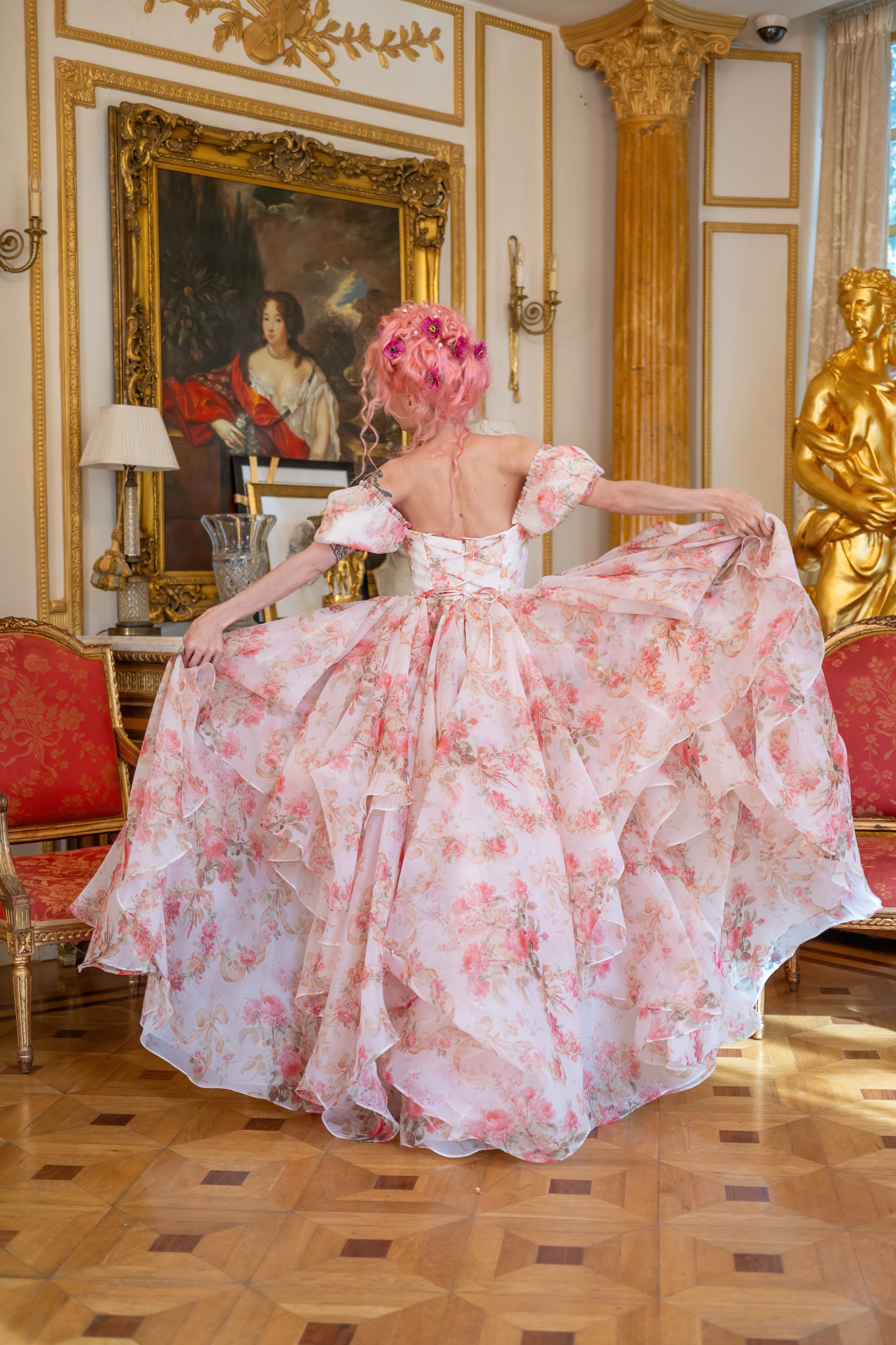 Venetian Rose Renaissance Gown