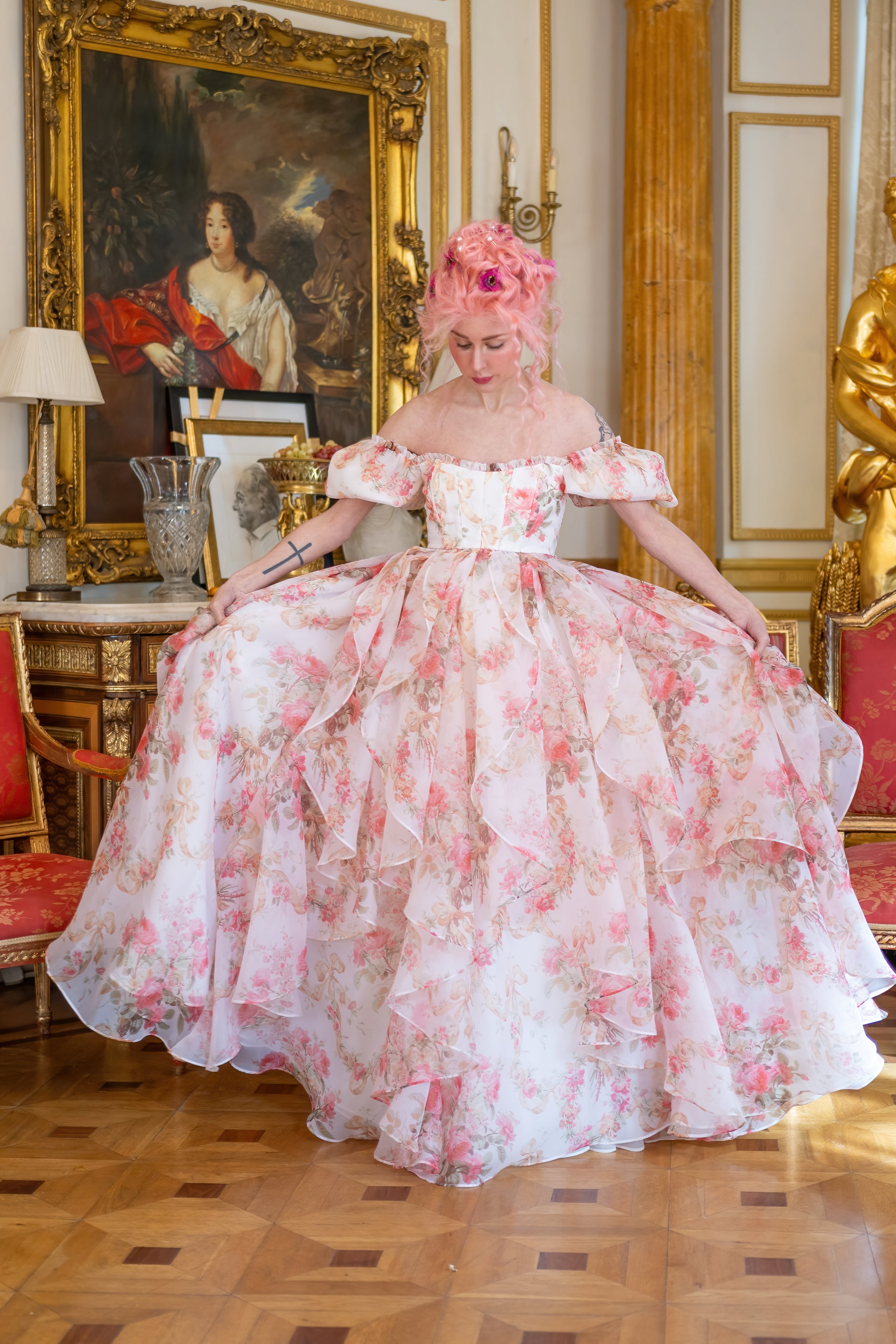 Venetian Rose Renaissance Gown