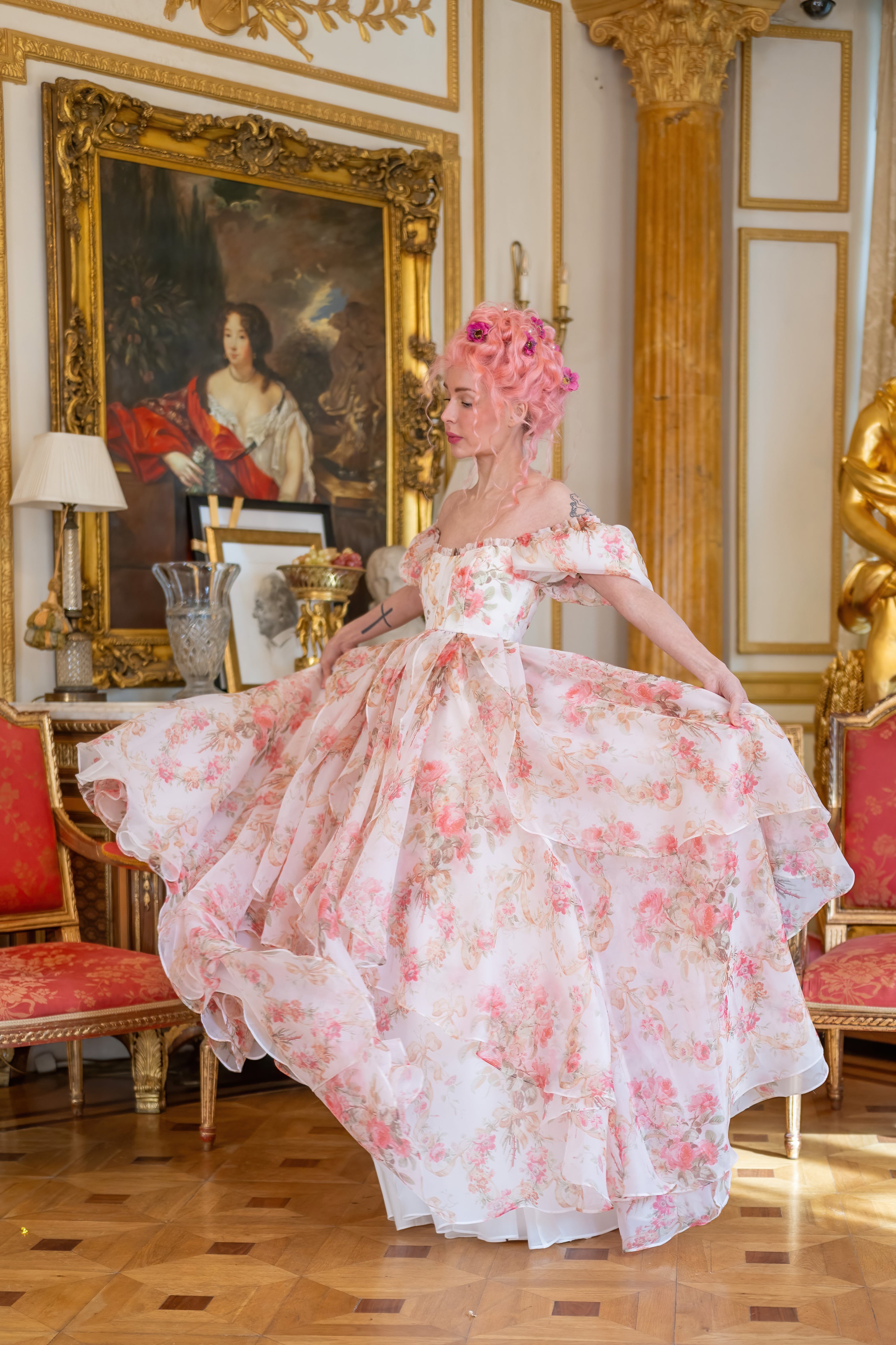 Venetian Rose Renaissance Gown