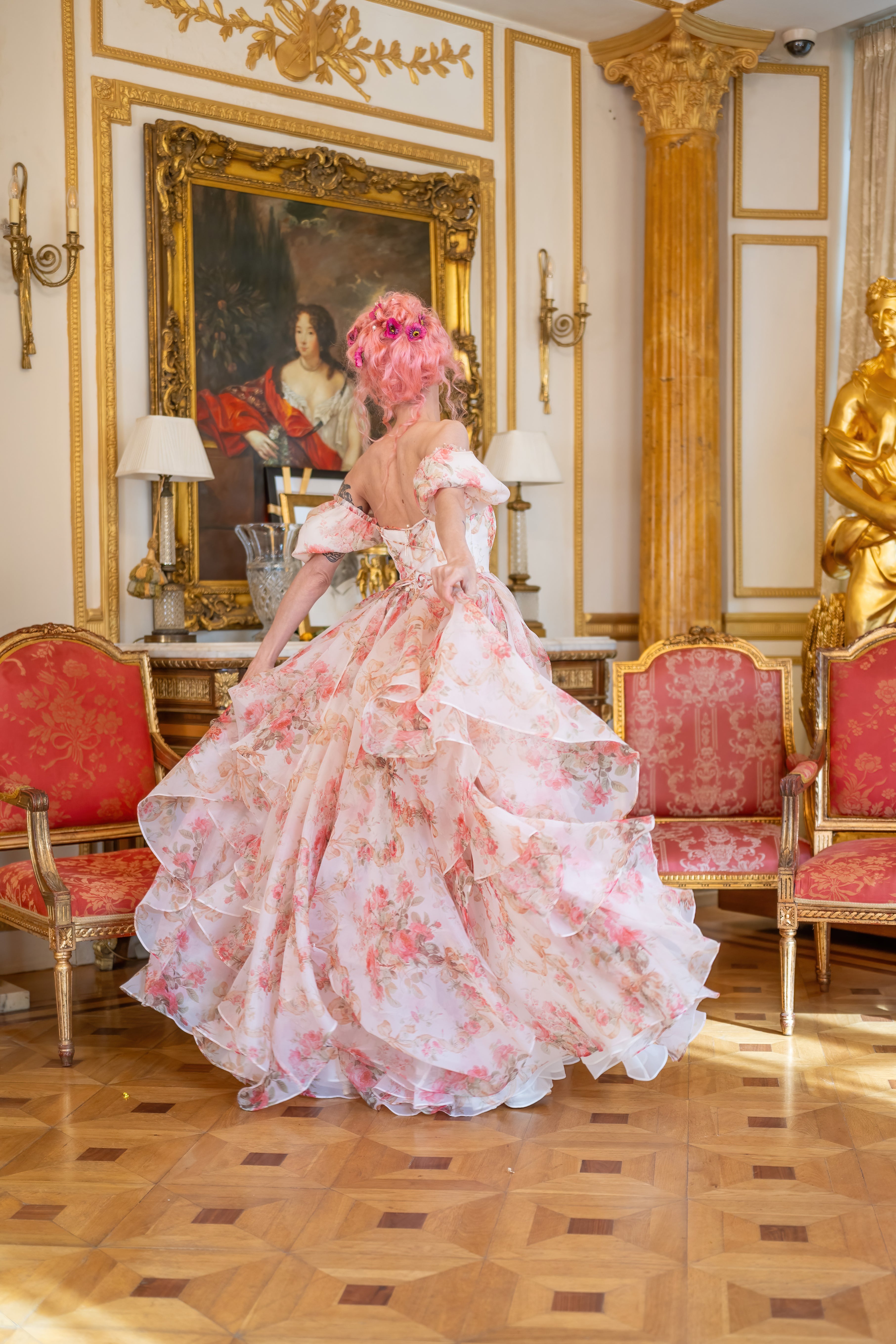 Venetian Rose Renaissance Gown