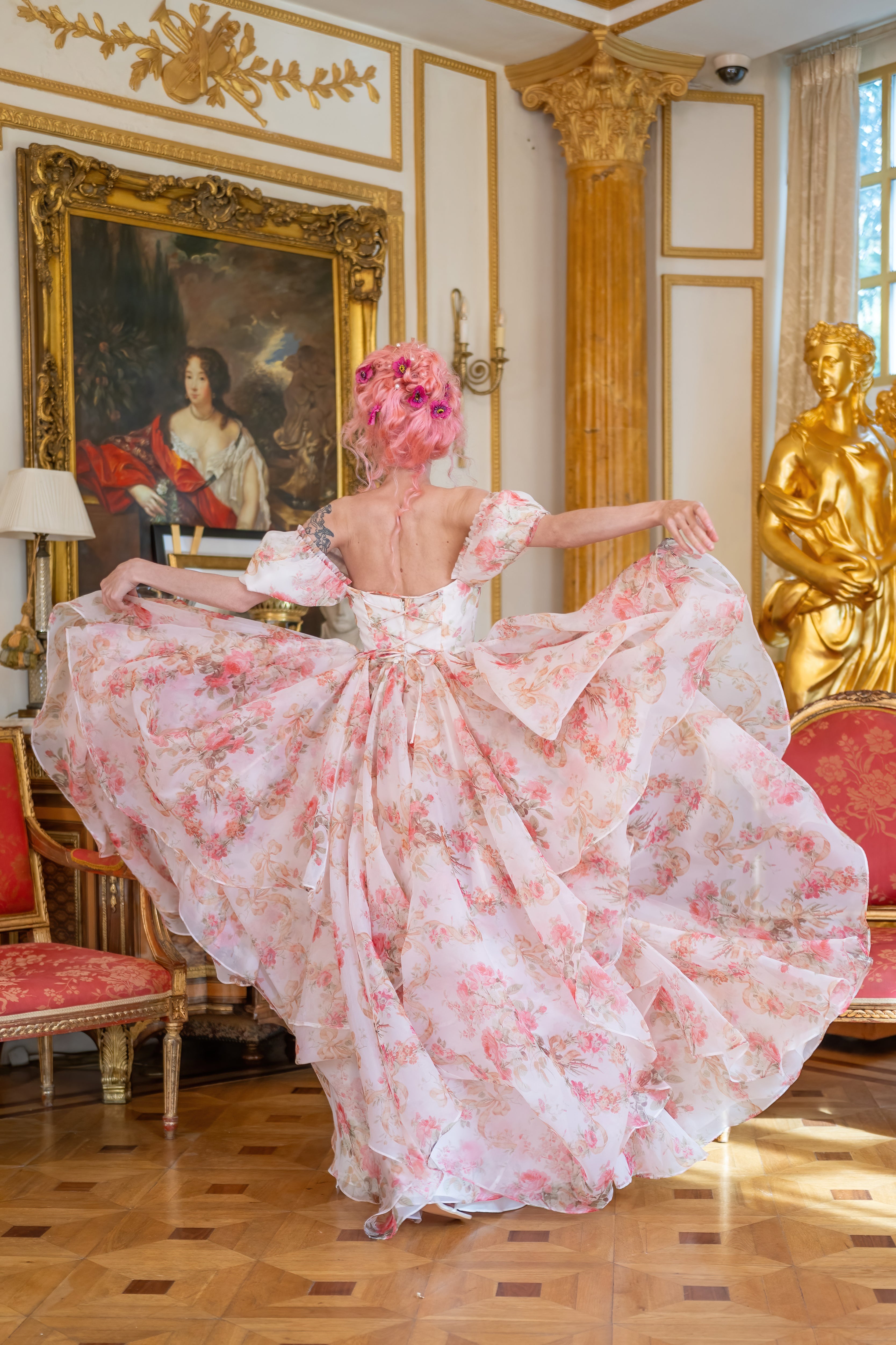 Venetian Rose Renaissance Gown
