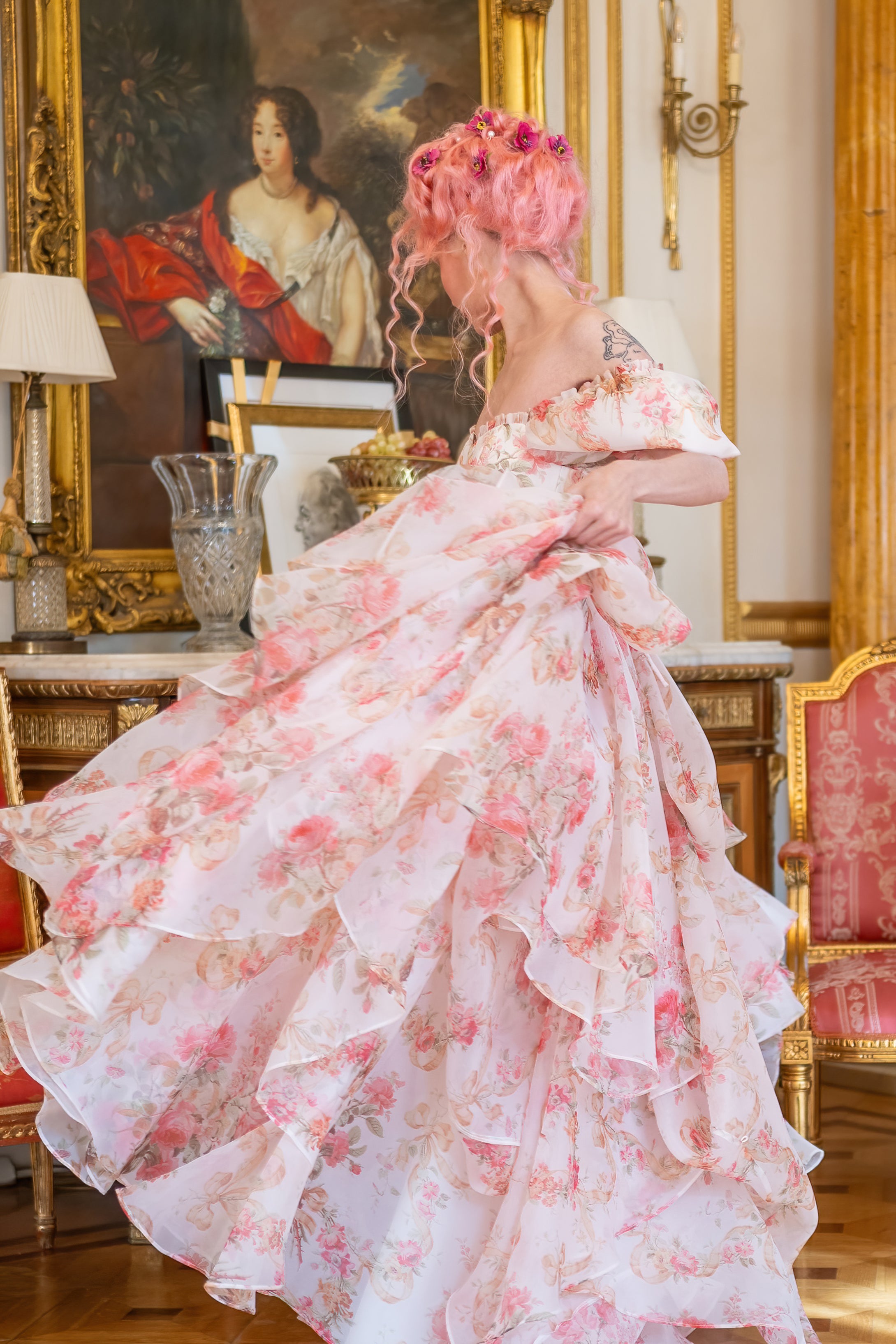 Venetian Rose Renaissance Gown