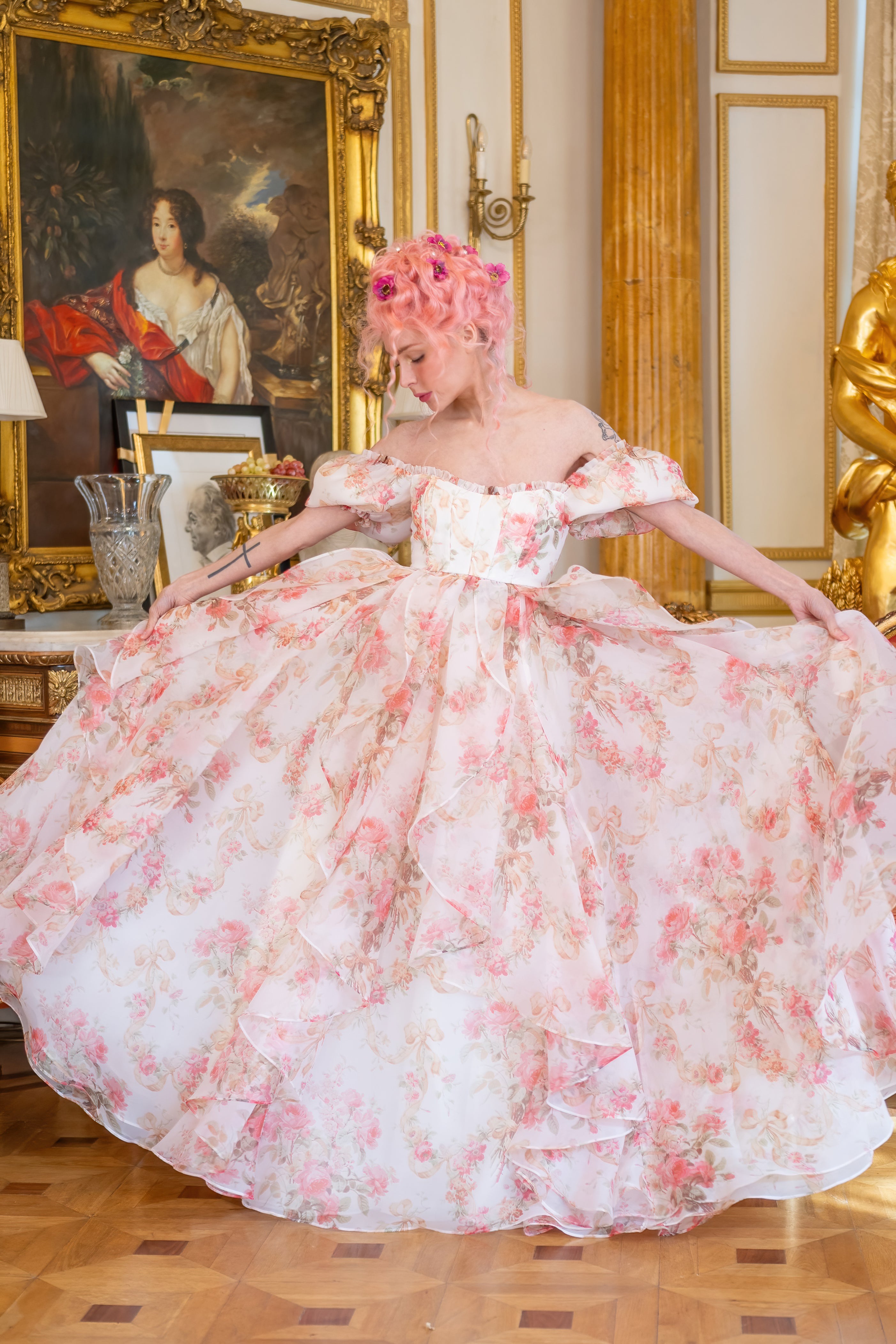 Venetian Rose Renaissance Gown