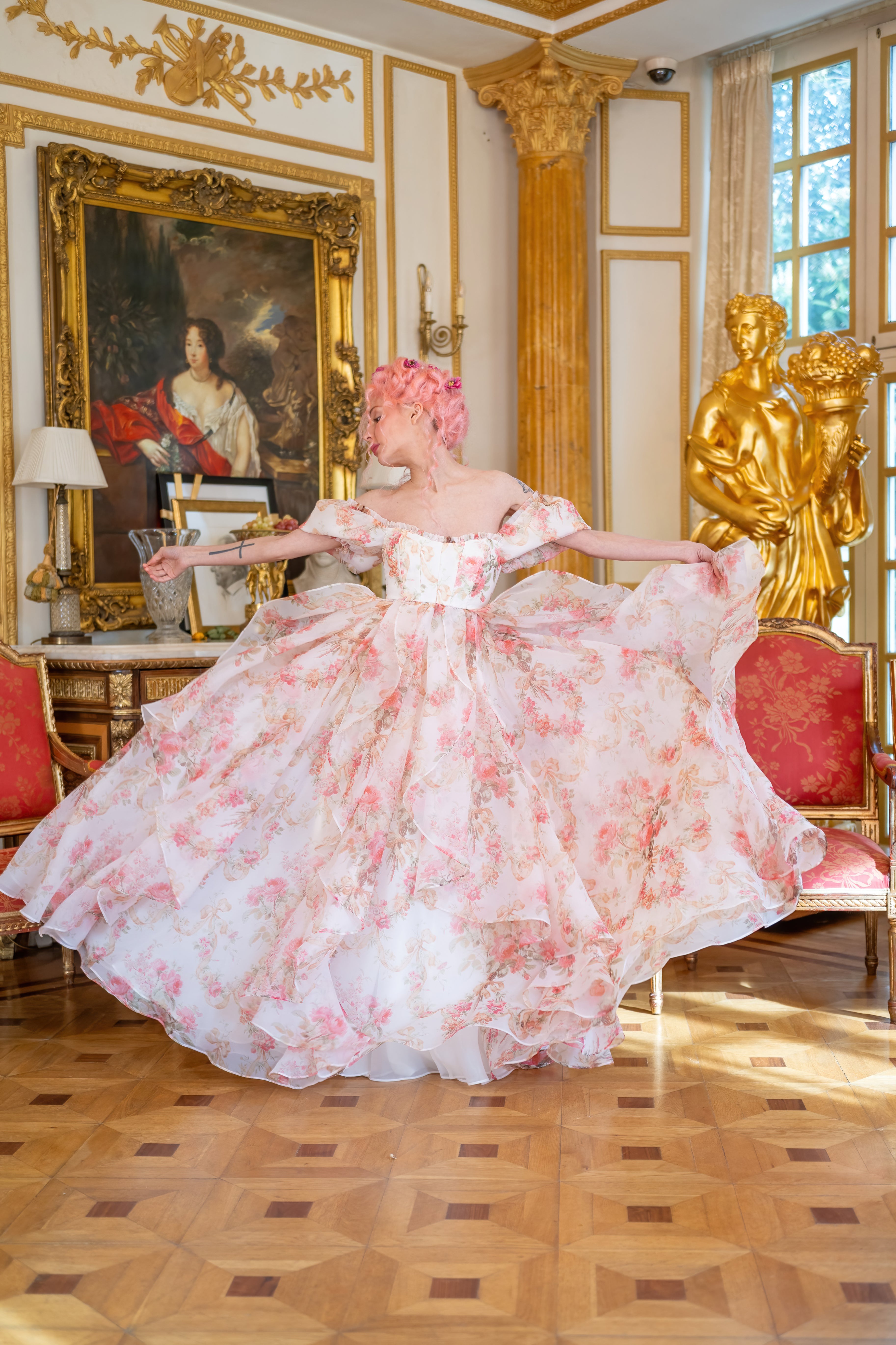 Venetian Rose Renaissance Gown