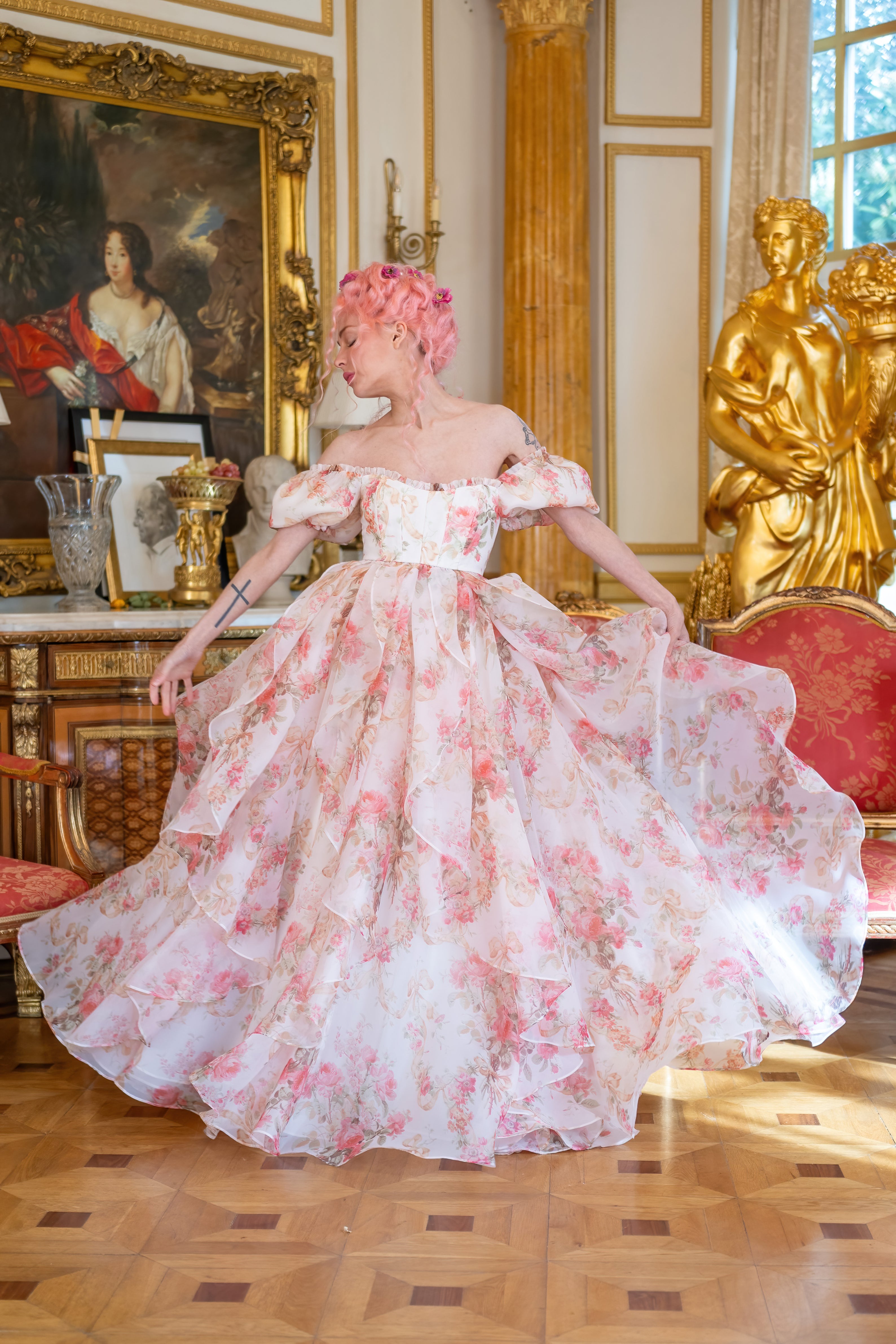 Venetian Rose Renaissance Gown