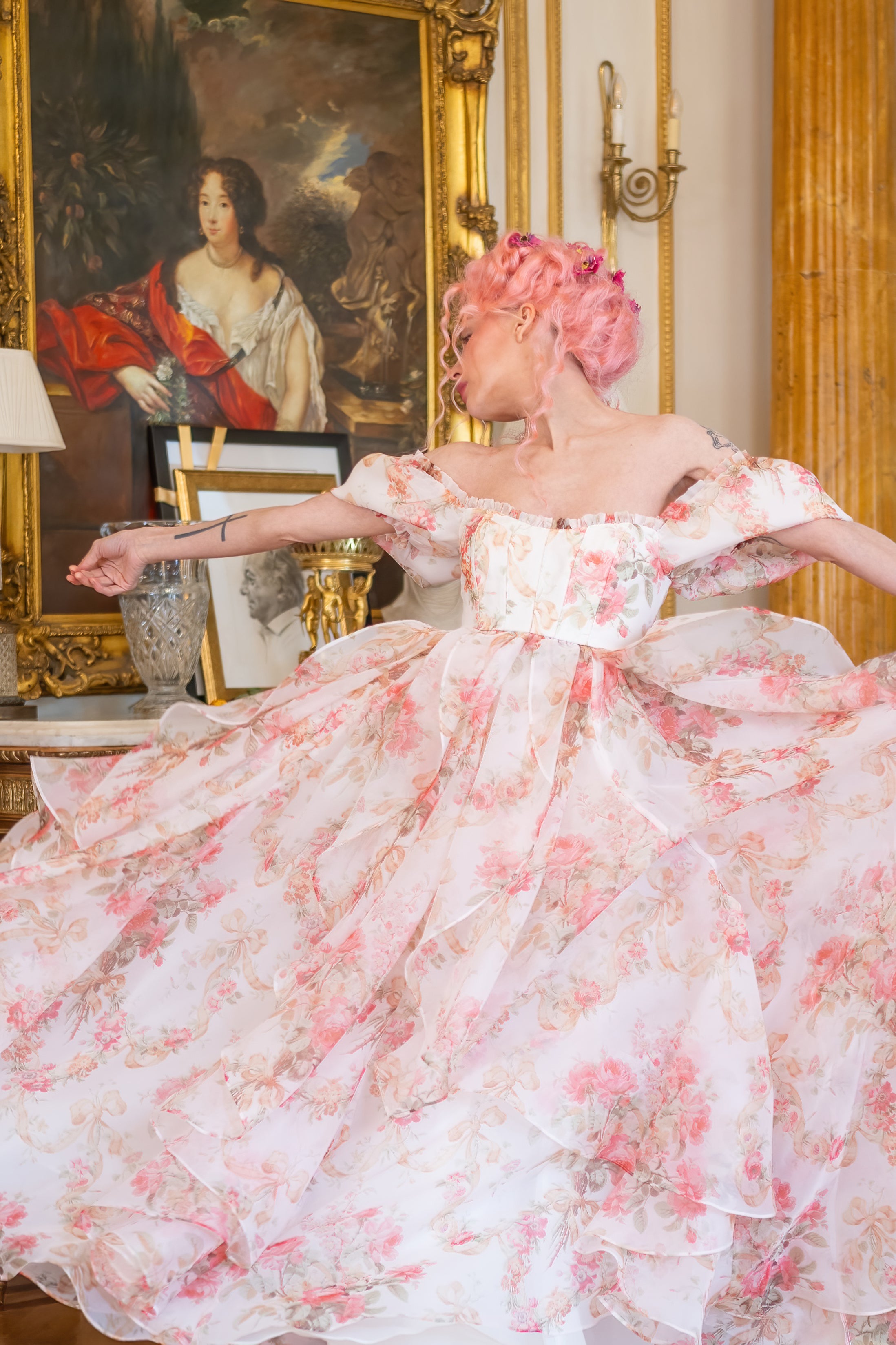 Venetian Rose Renaissance Gown