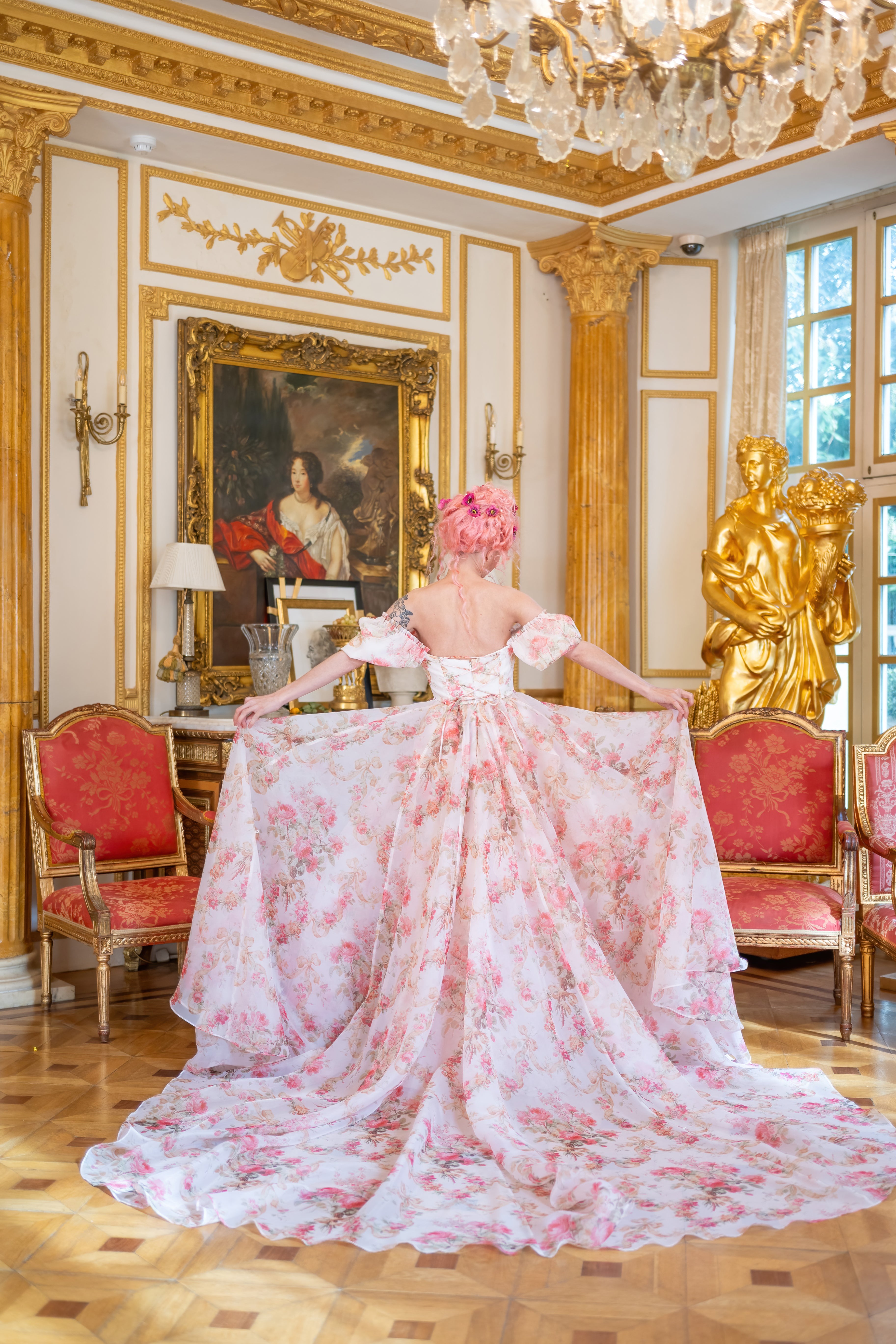 Venetian Rose Renaissance Gown