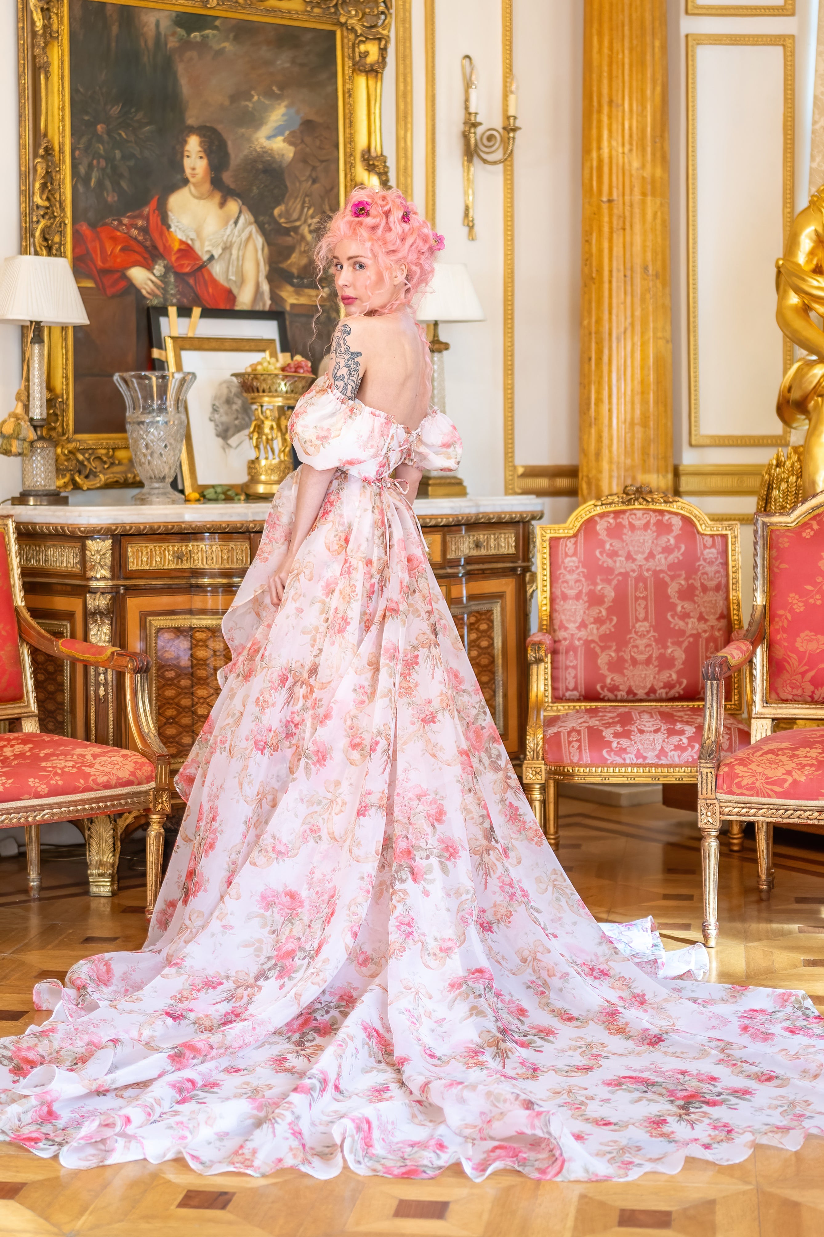 Venetian Rose Renaissance Gown