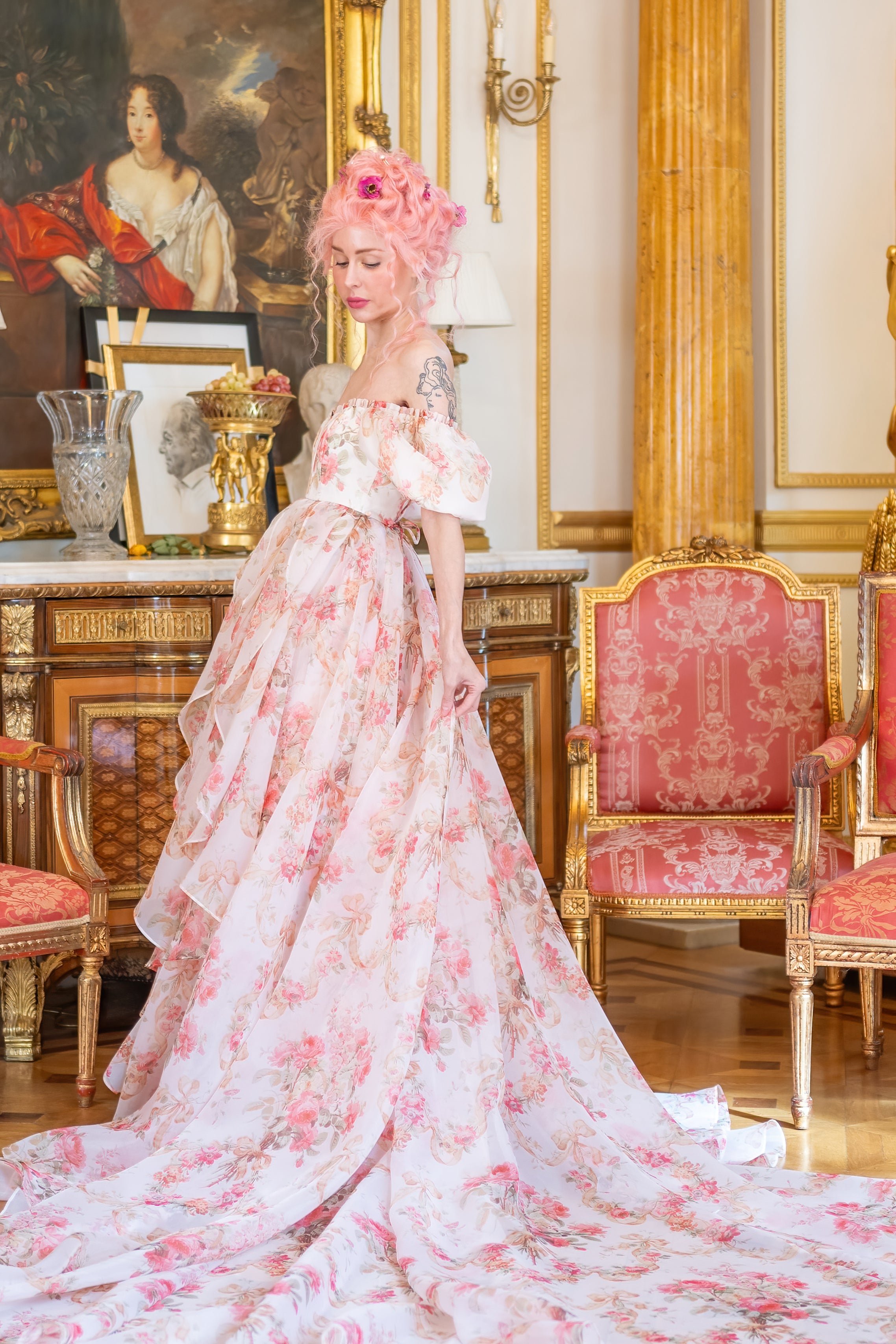 Venetian Rose Renaissance Gown