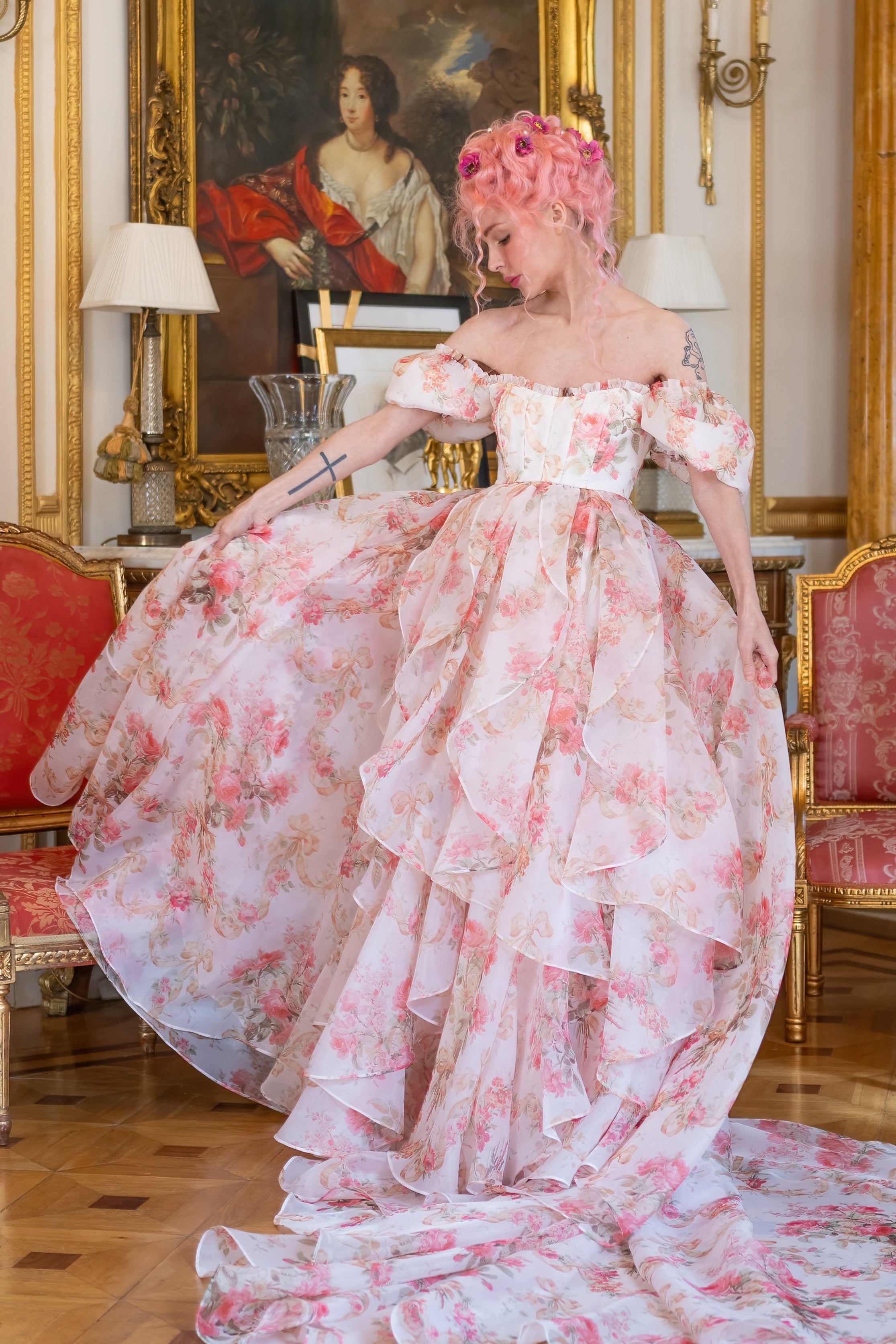 Venetian Rose Renaissance Gown