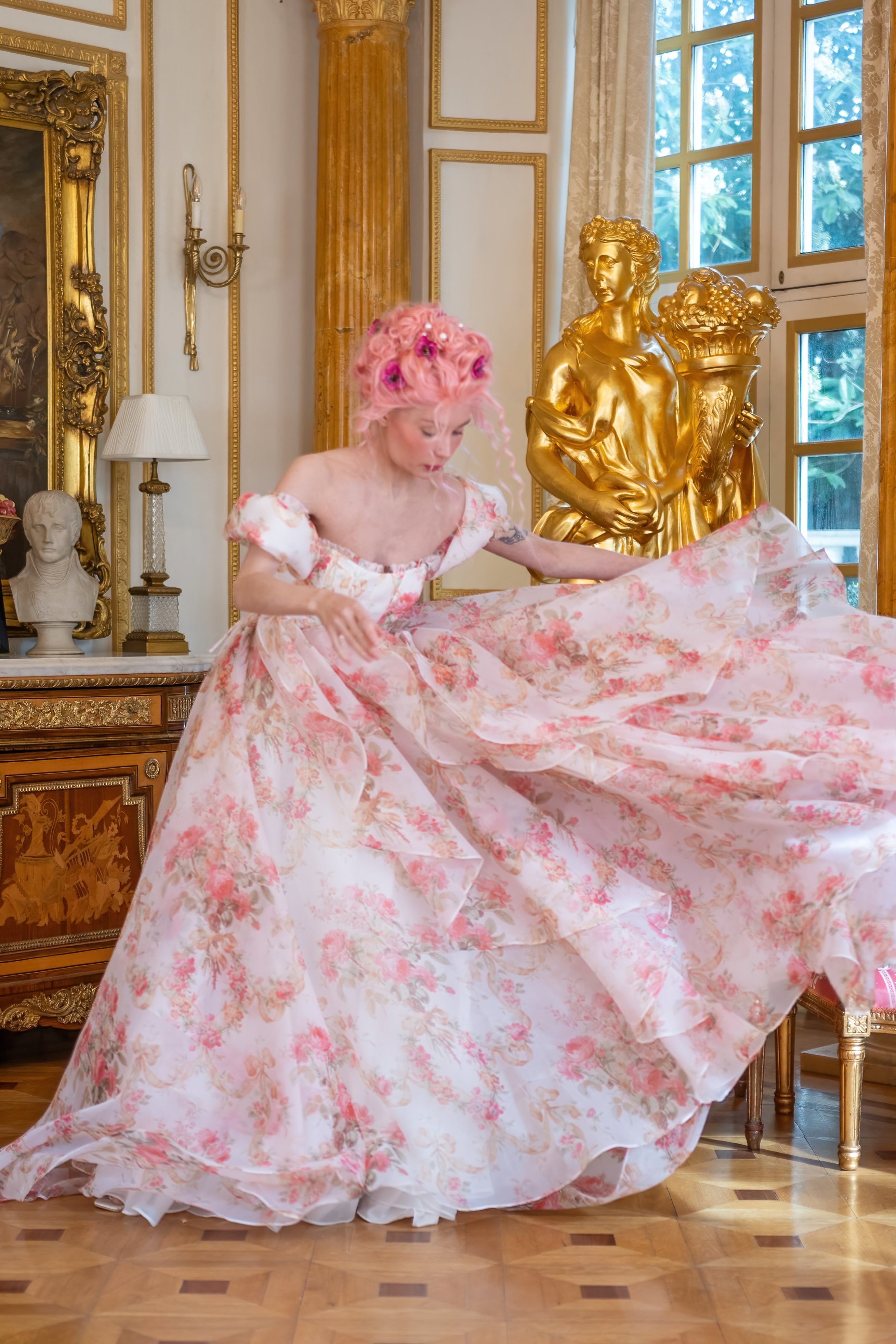 Venetian Rose Renaissance Gown