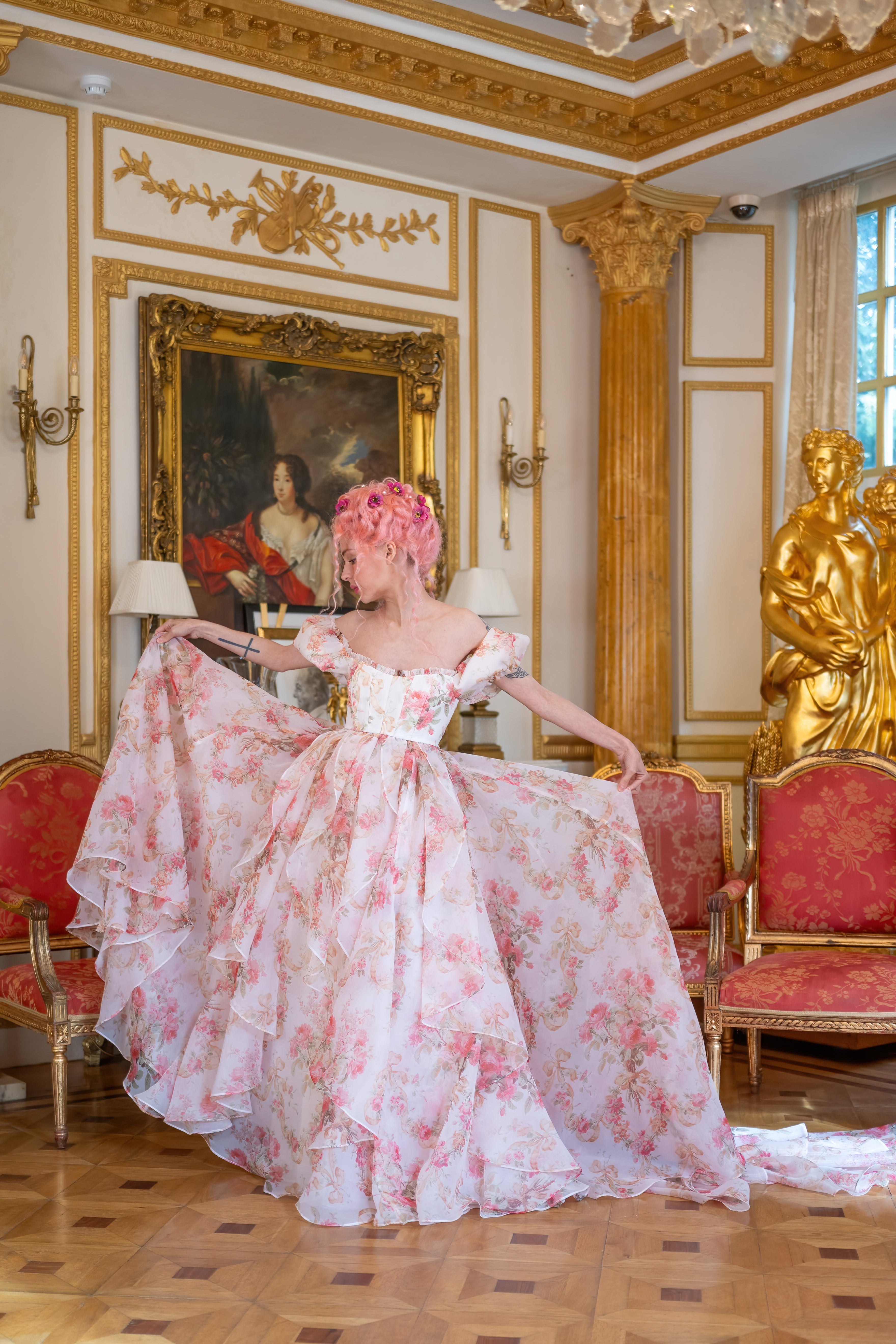 Venetian Rose Renaissance Gown