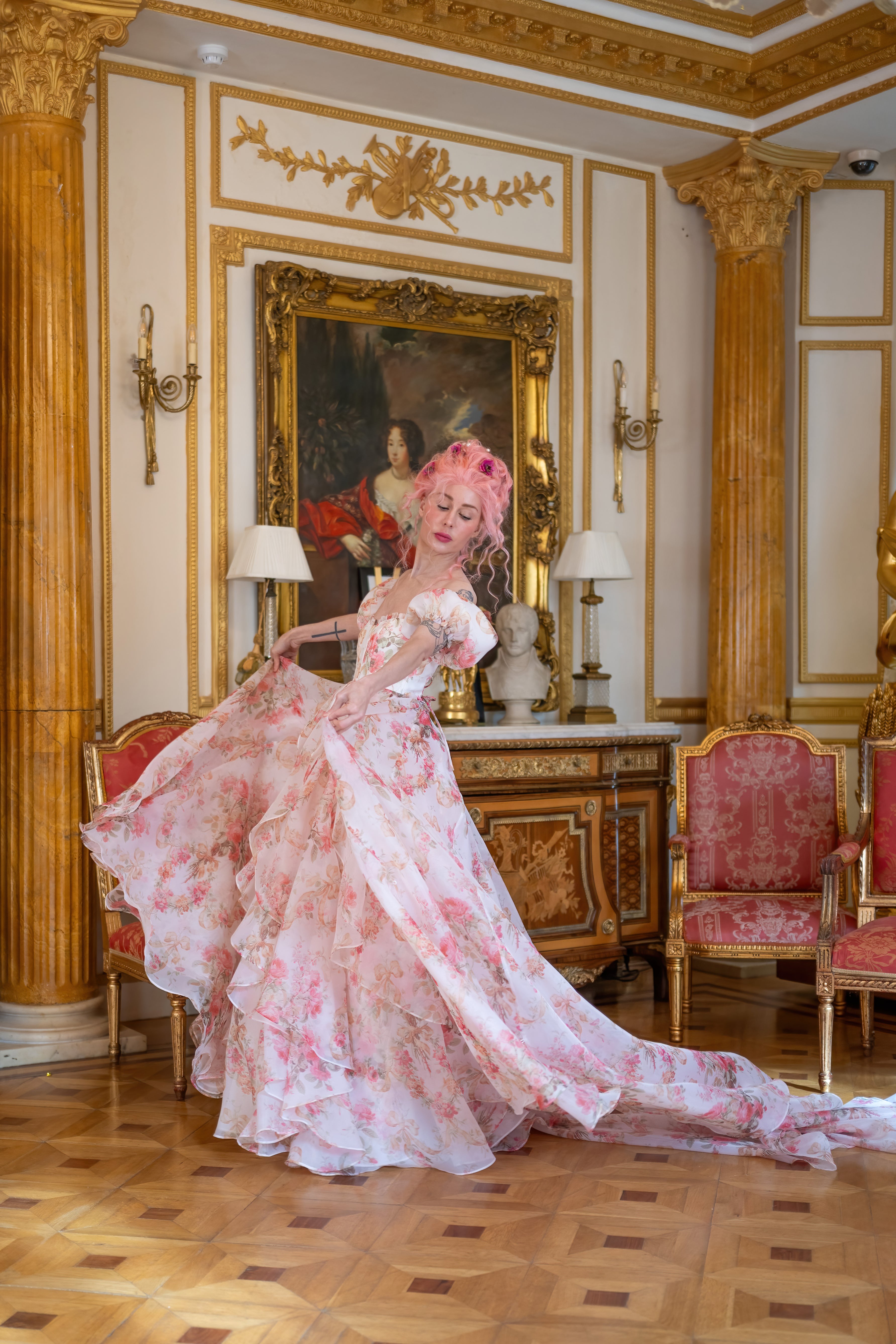 Venetian Rose Renaissance Gown