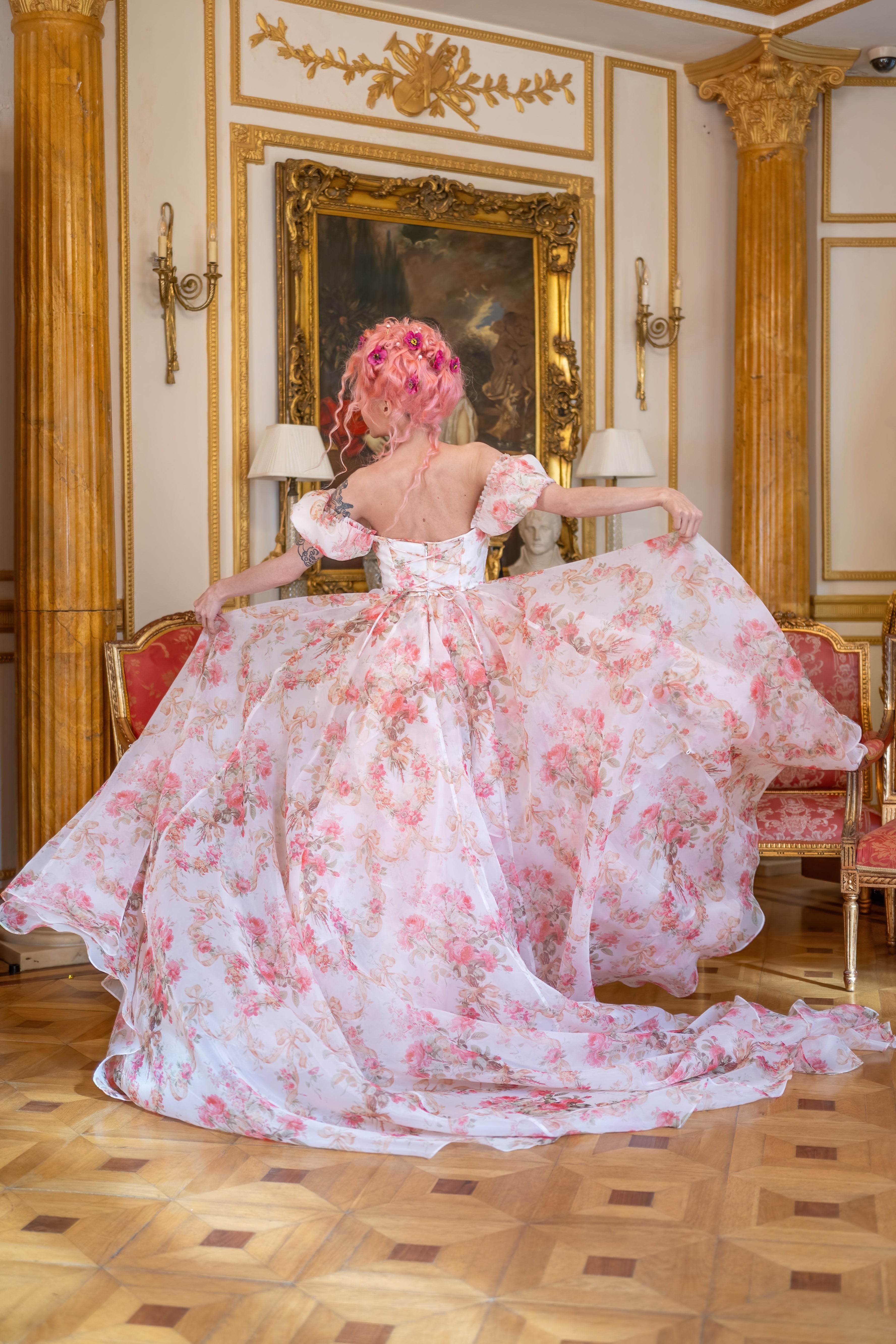 Venetian Rose Renaissance Gown