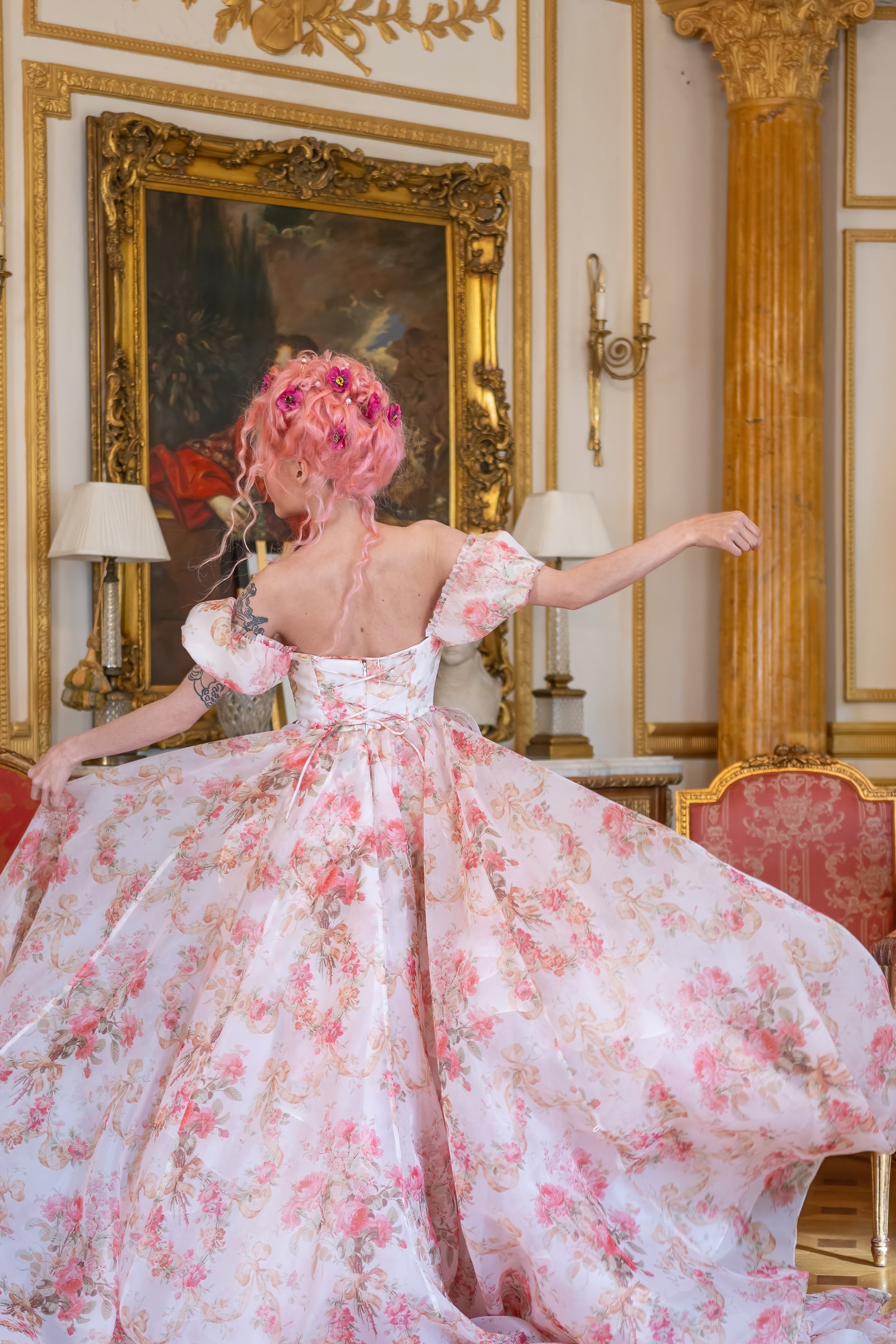Venetian Rose Renaissance Gown