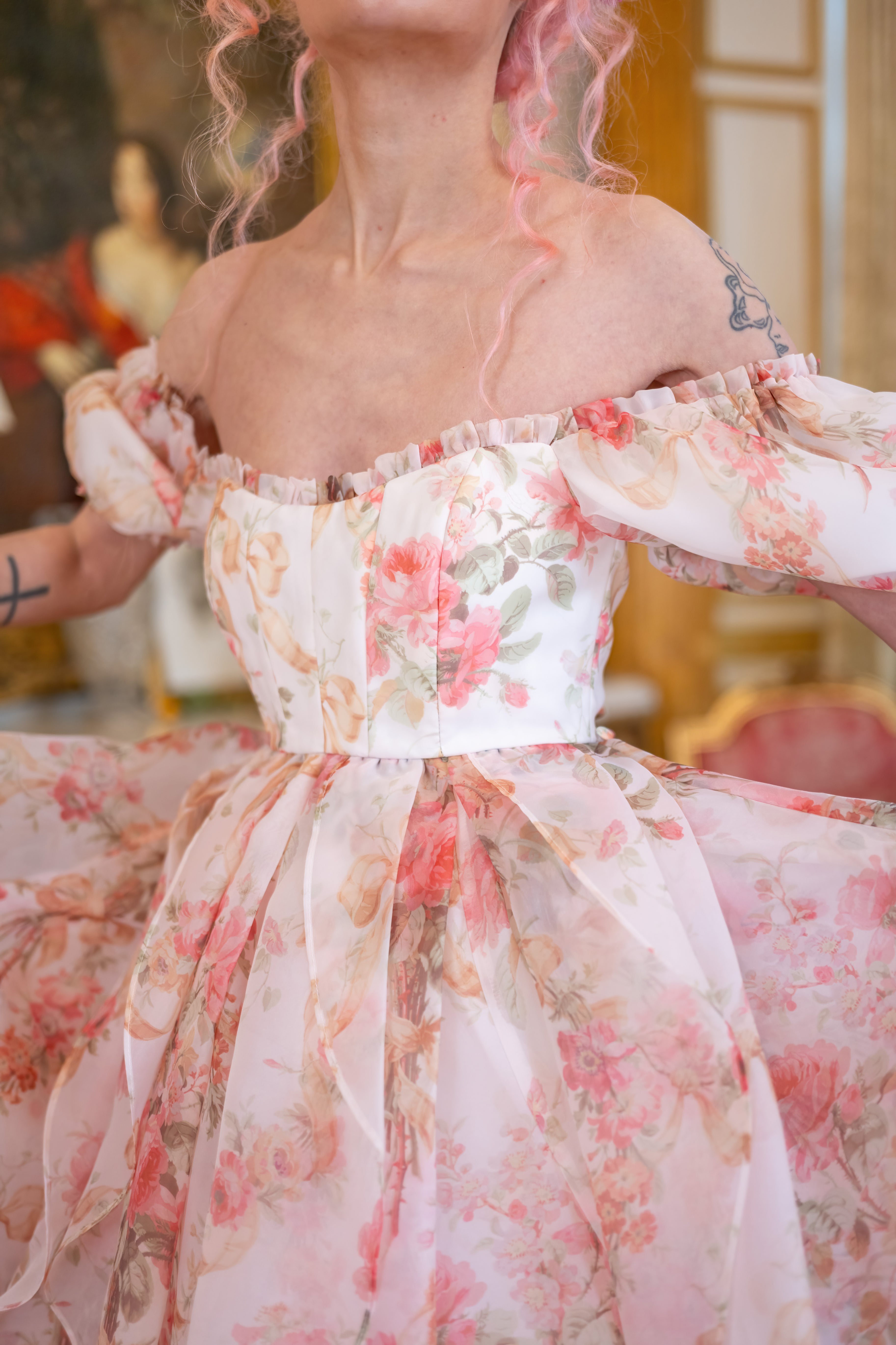 Venetian Rose Renaissance Gown