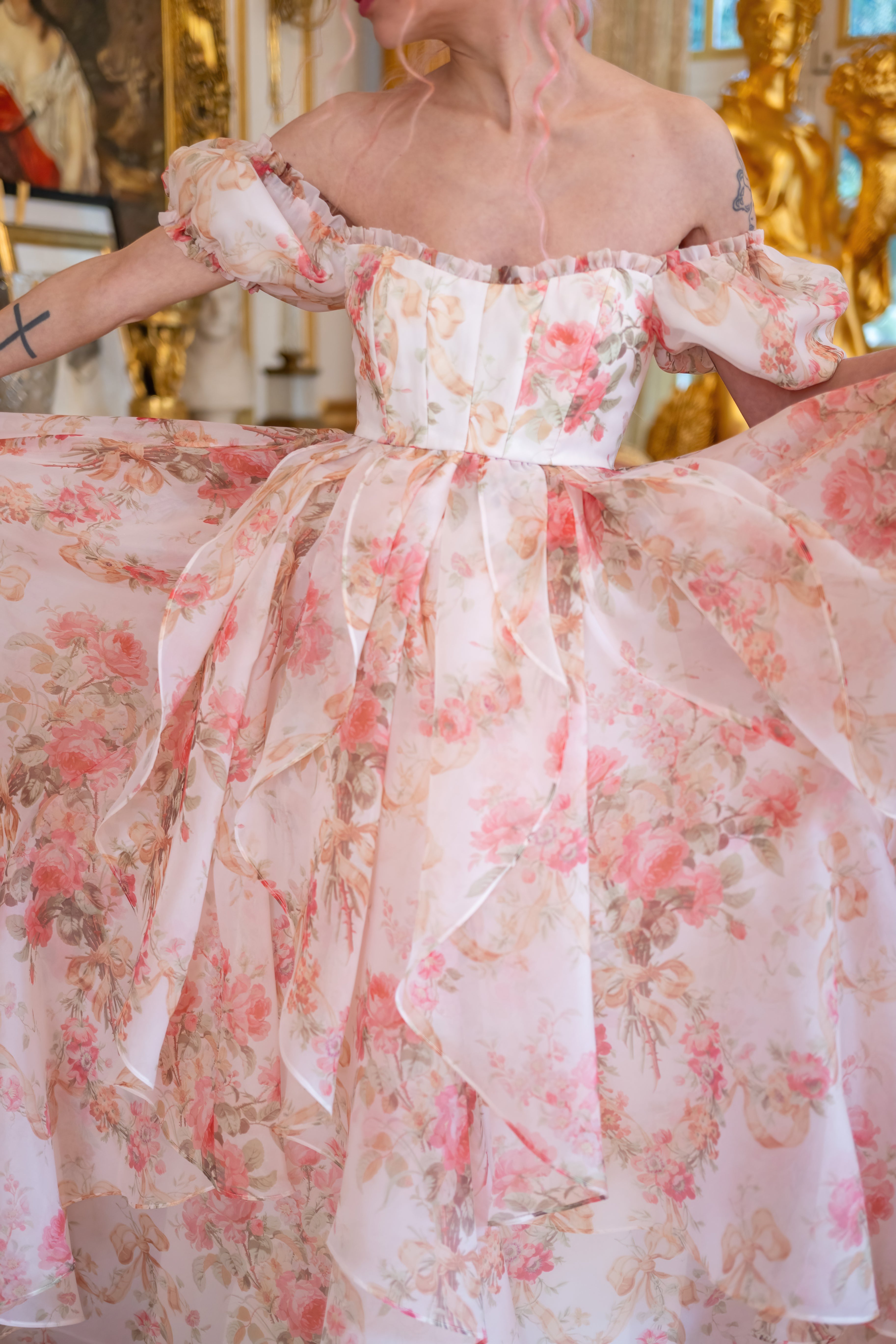 Venetian Rose Renaissance Gown