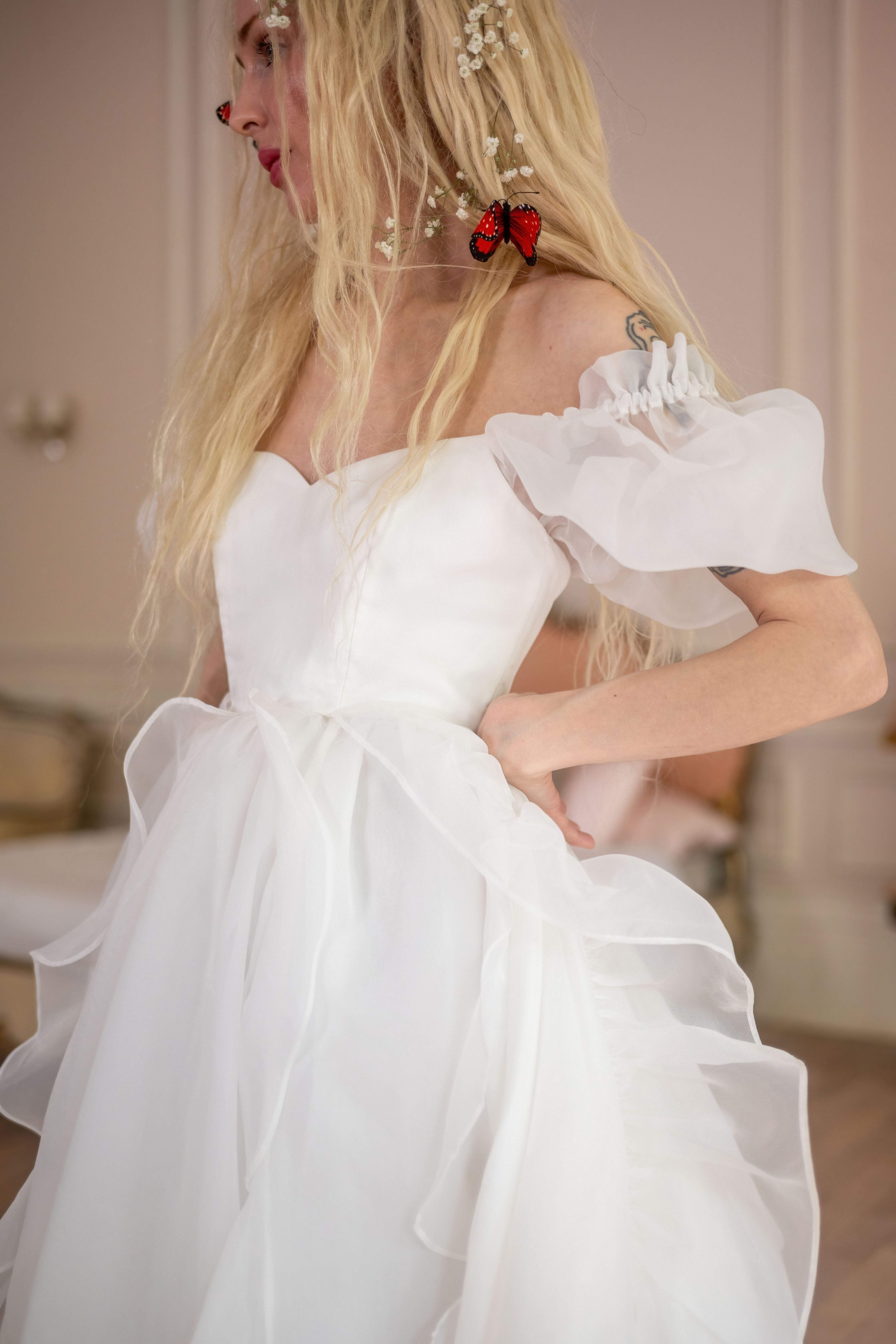 White Swan Chateau Gown