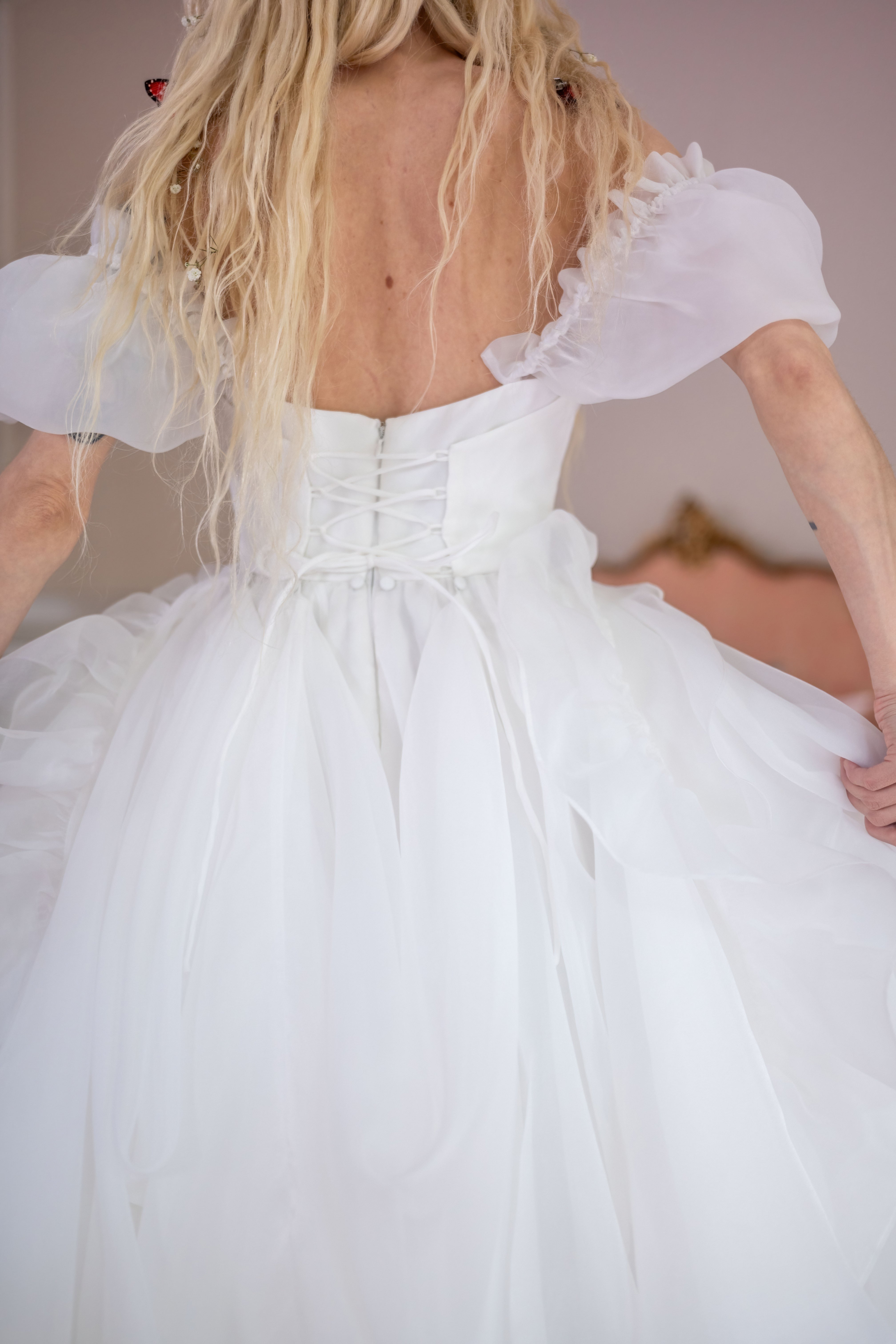 White Swan Chateau Gown