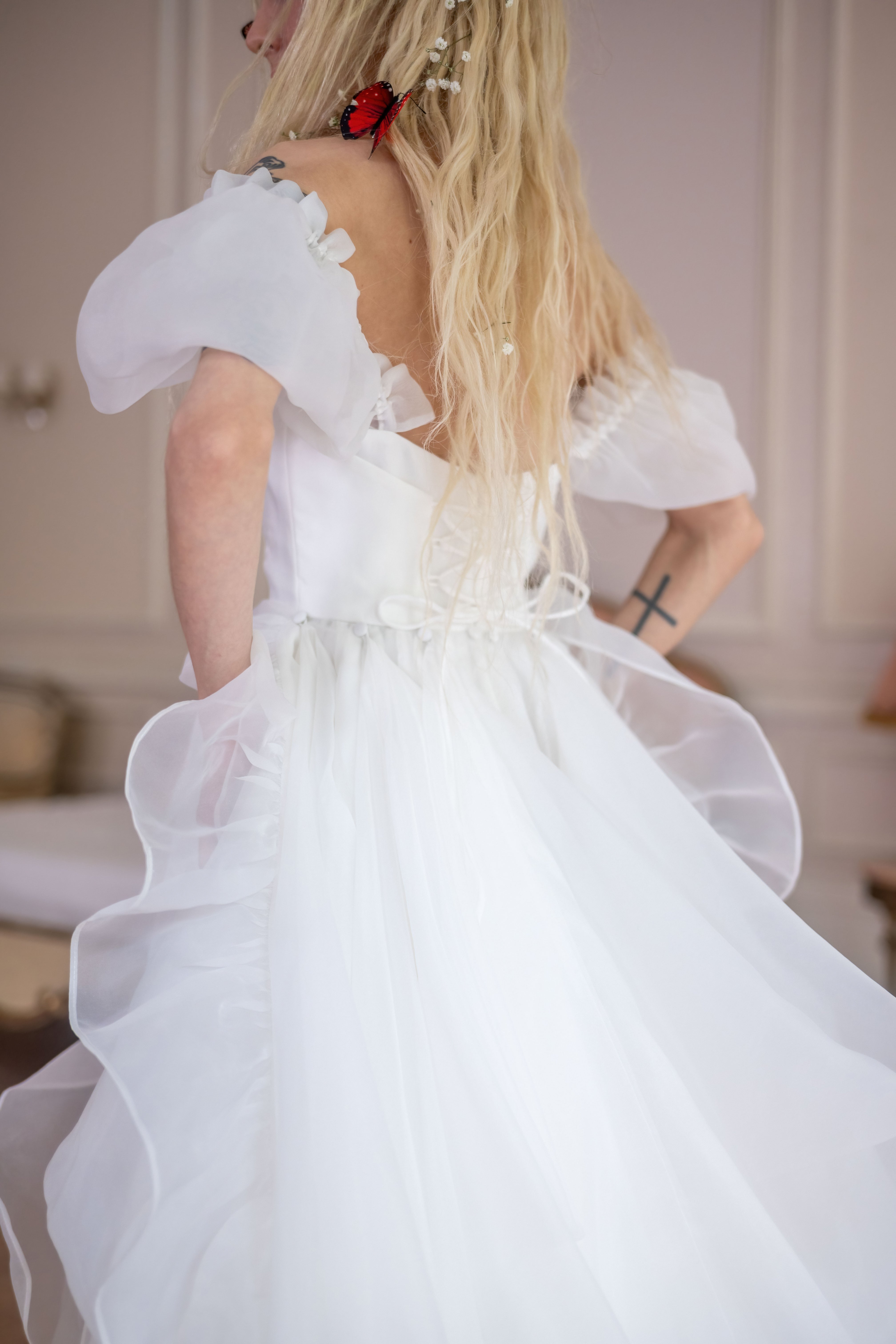 White Swan Chateau Gown