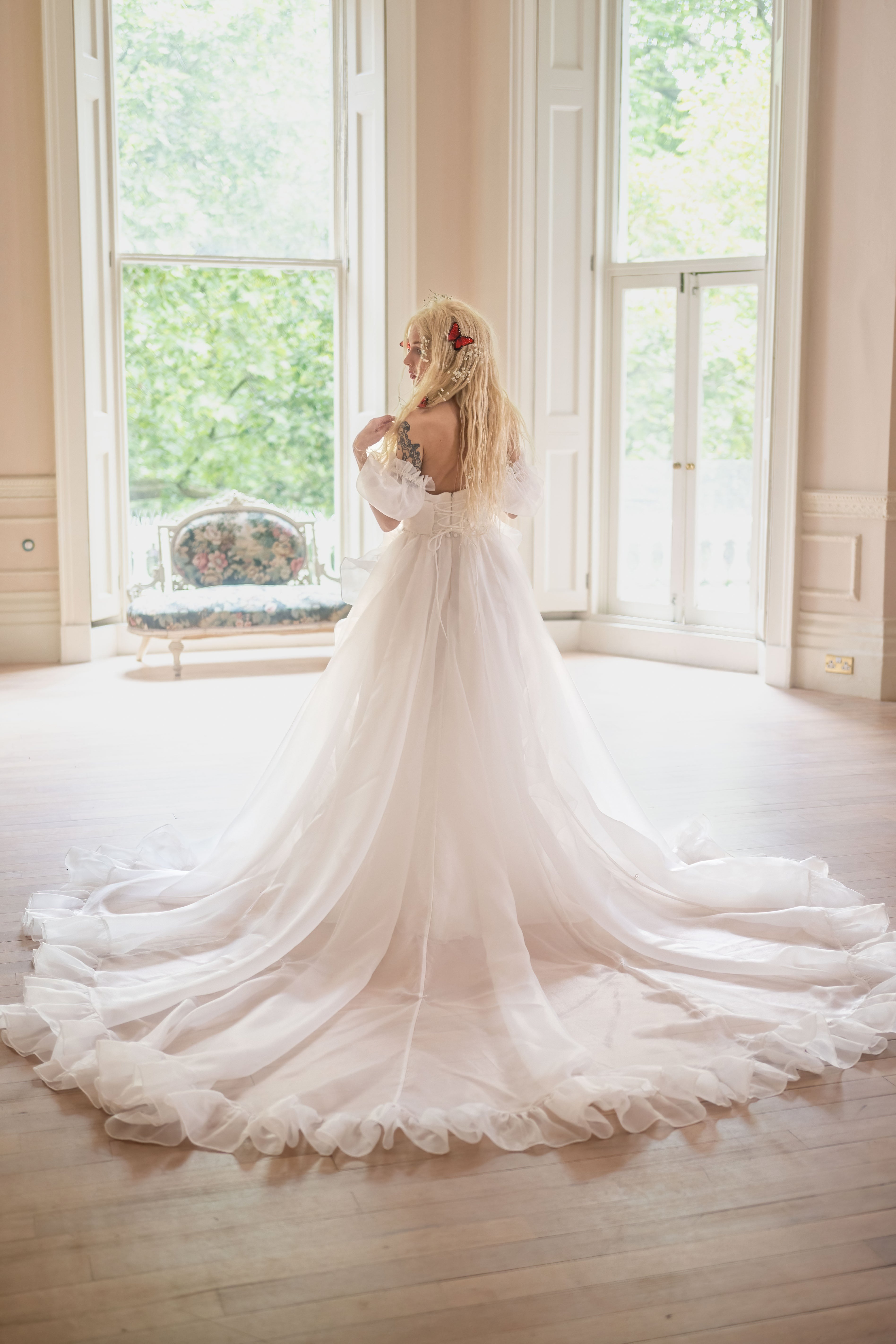 White Swan Chateau Gown