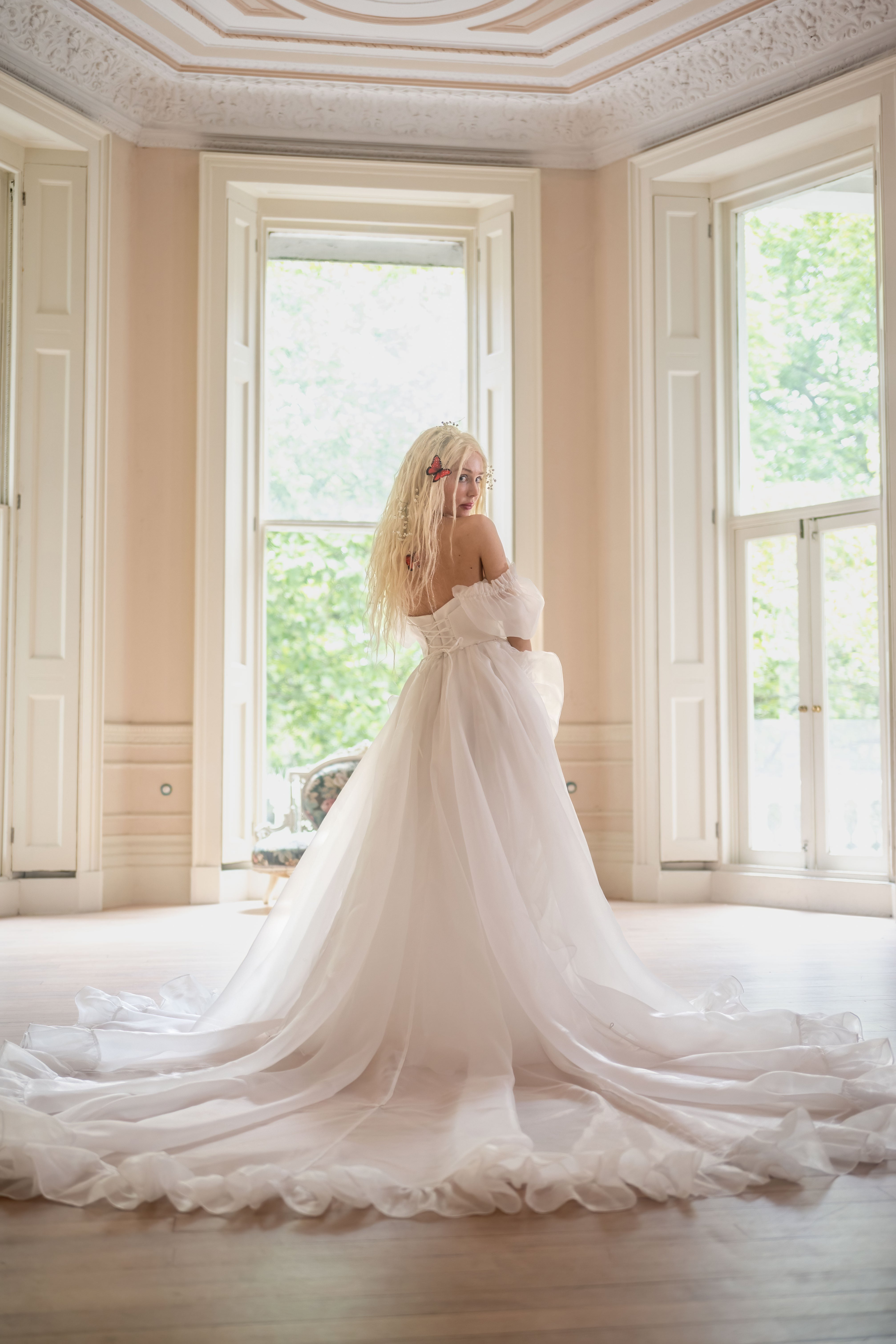 White Swan Chateau Gown