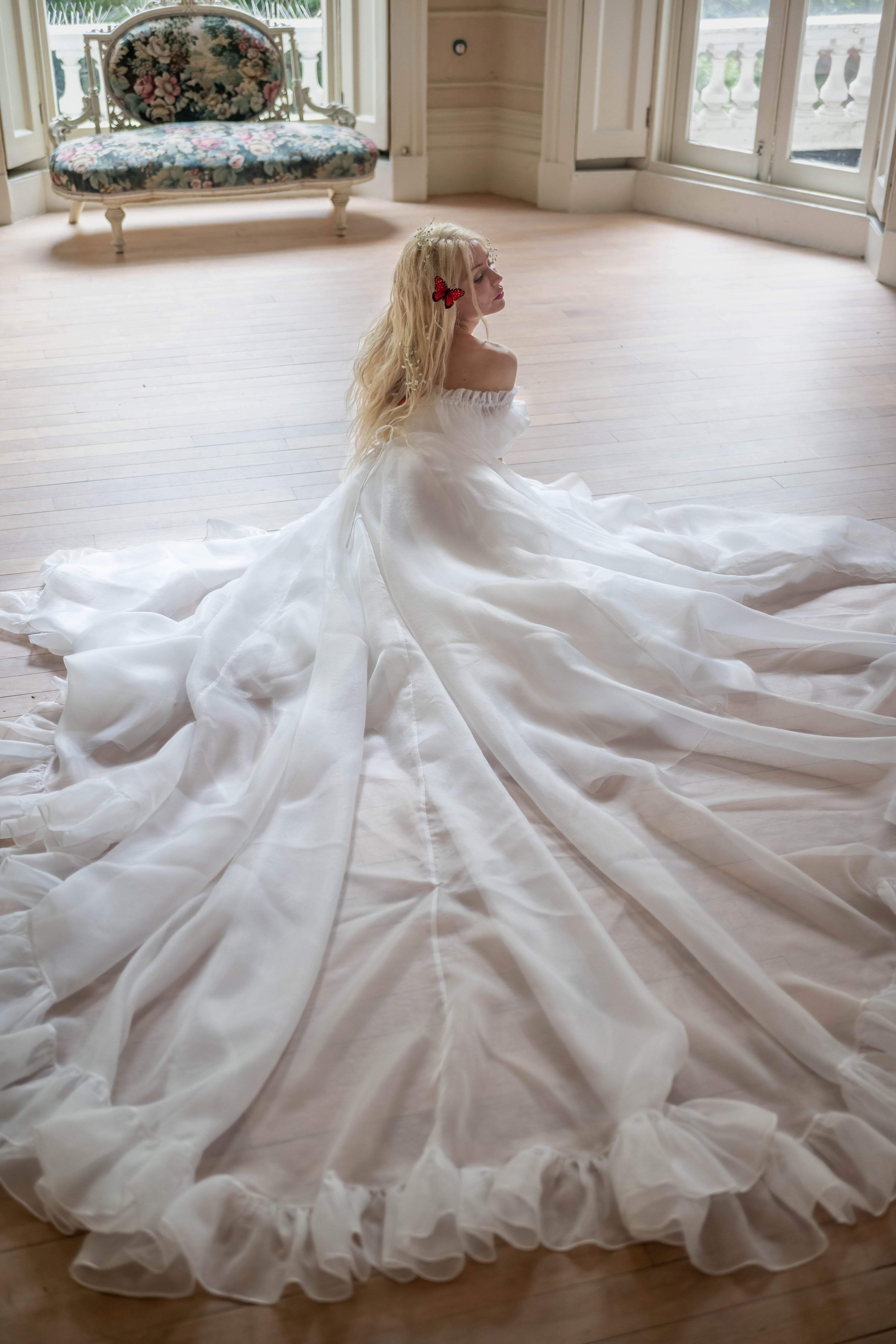White Swan Chateau Gown