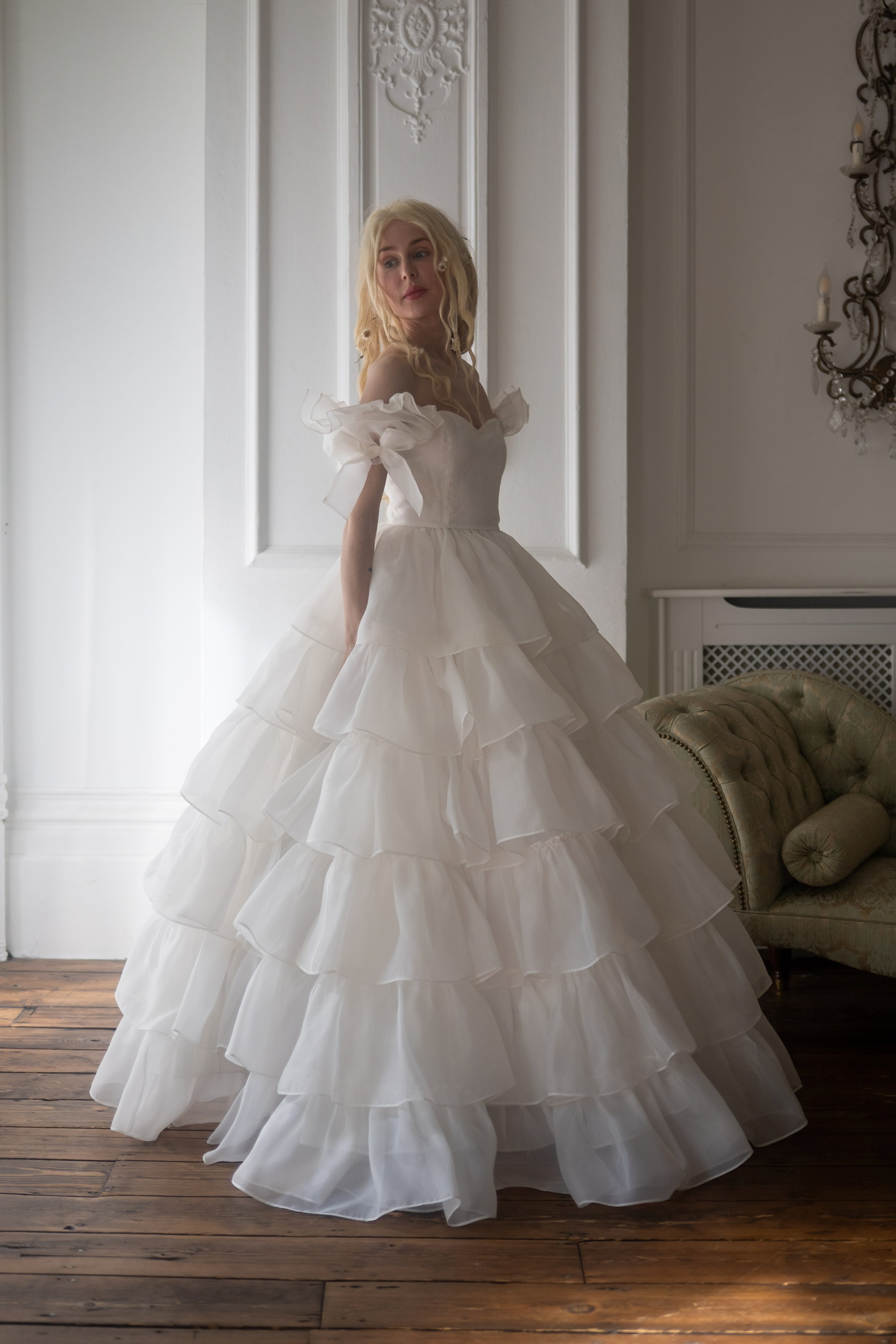 White Swan Debutante Gown