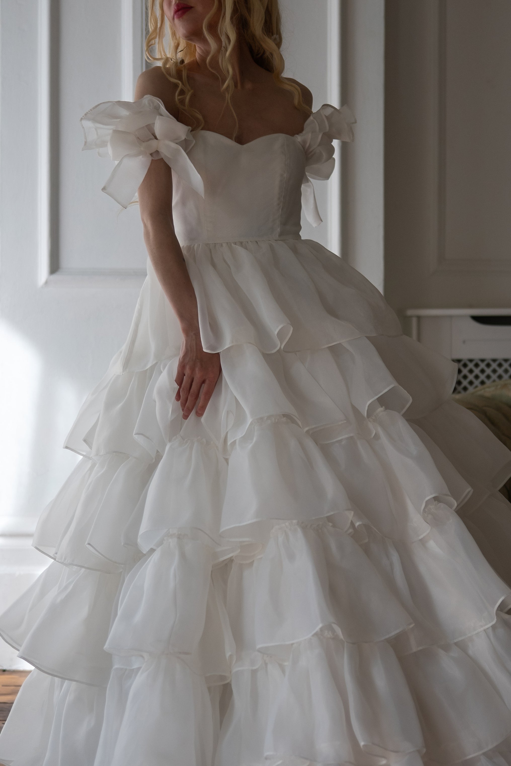 White Swan Debutante Gown