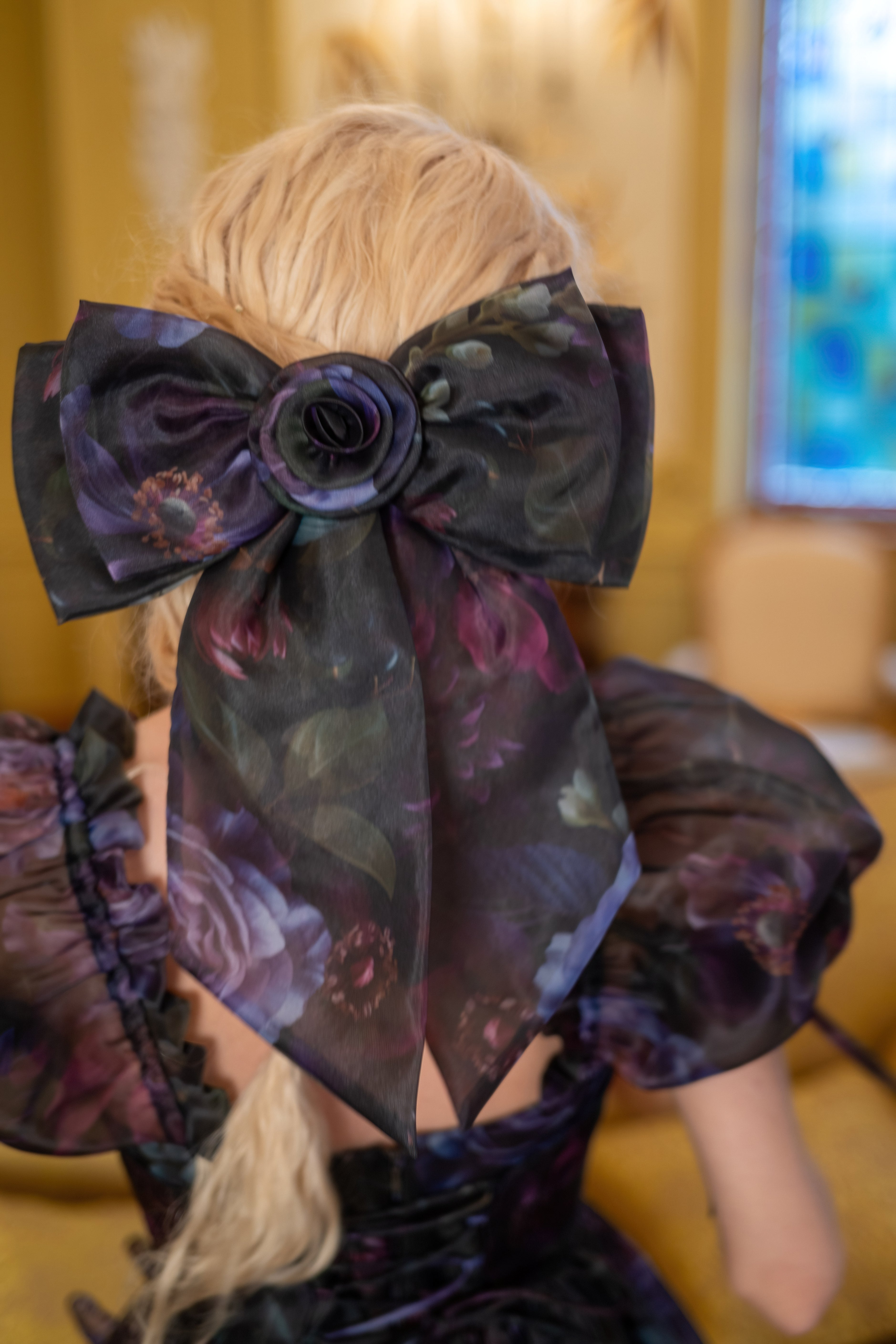 Witching Hour Rosebud Bow