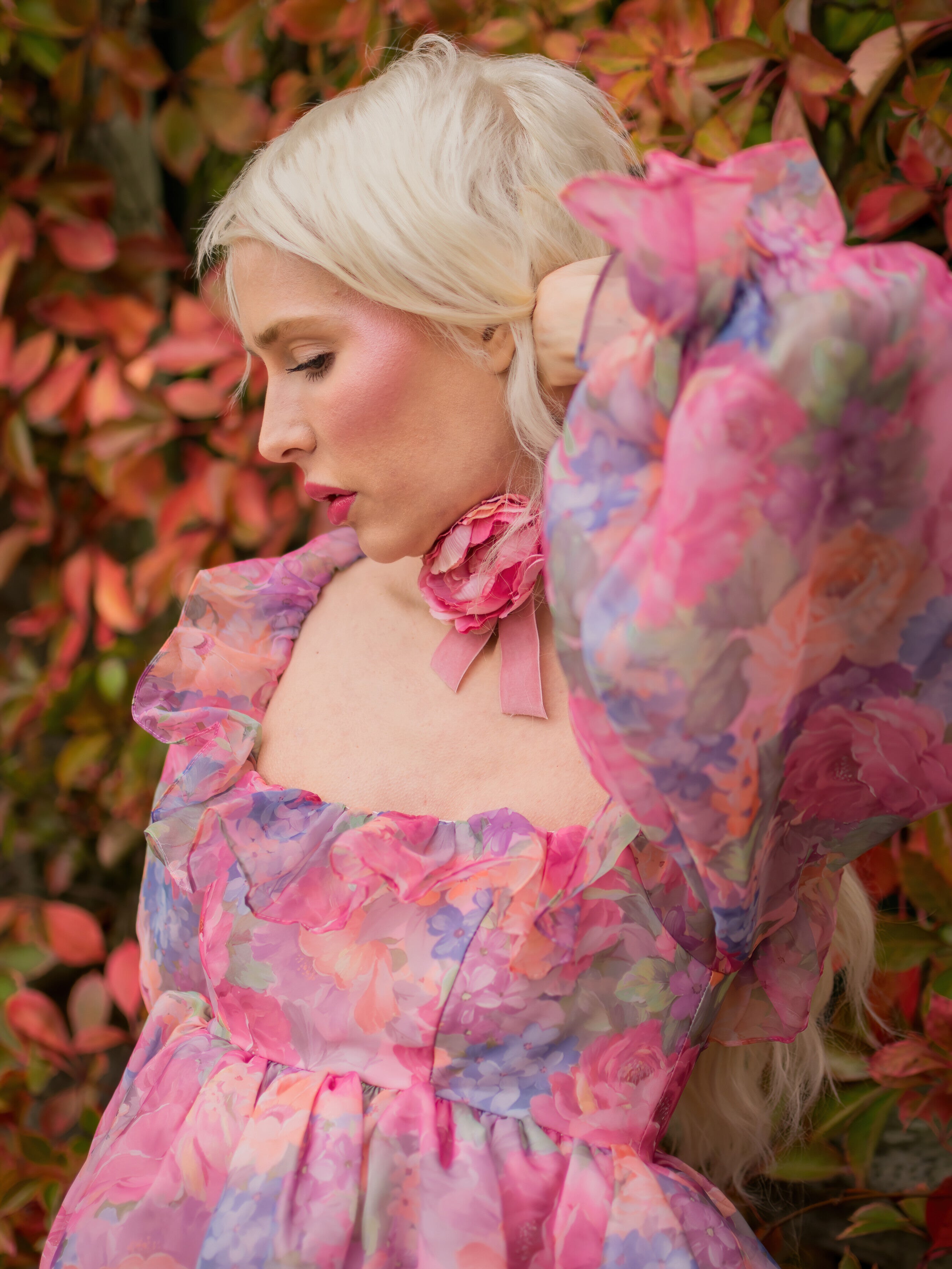 The Victorian Chintz Pemberley Dress