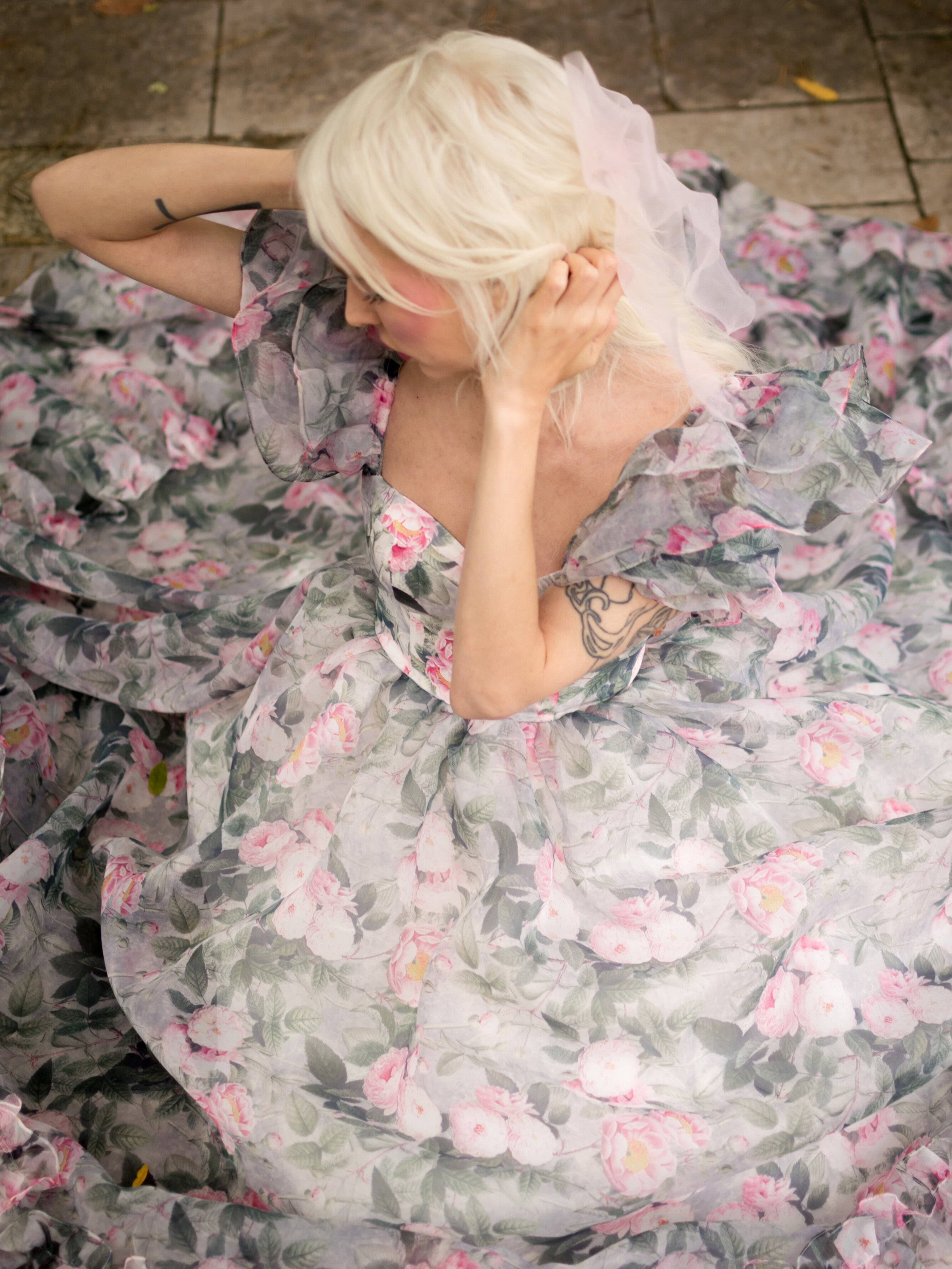 The Sorority Gown in Peony Bouquet