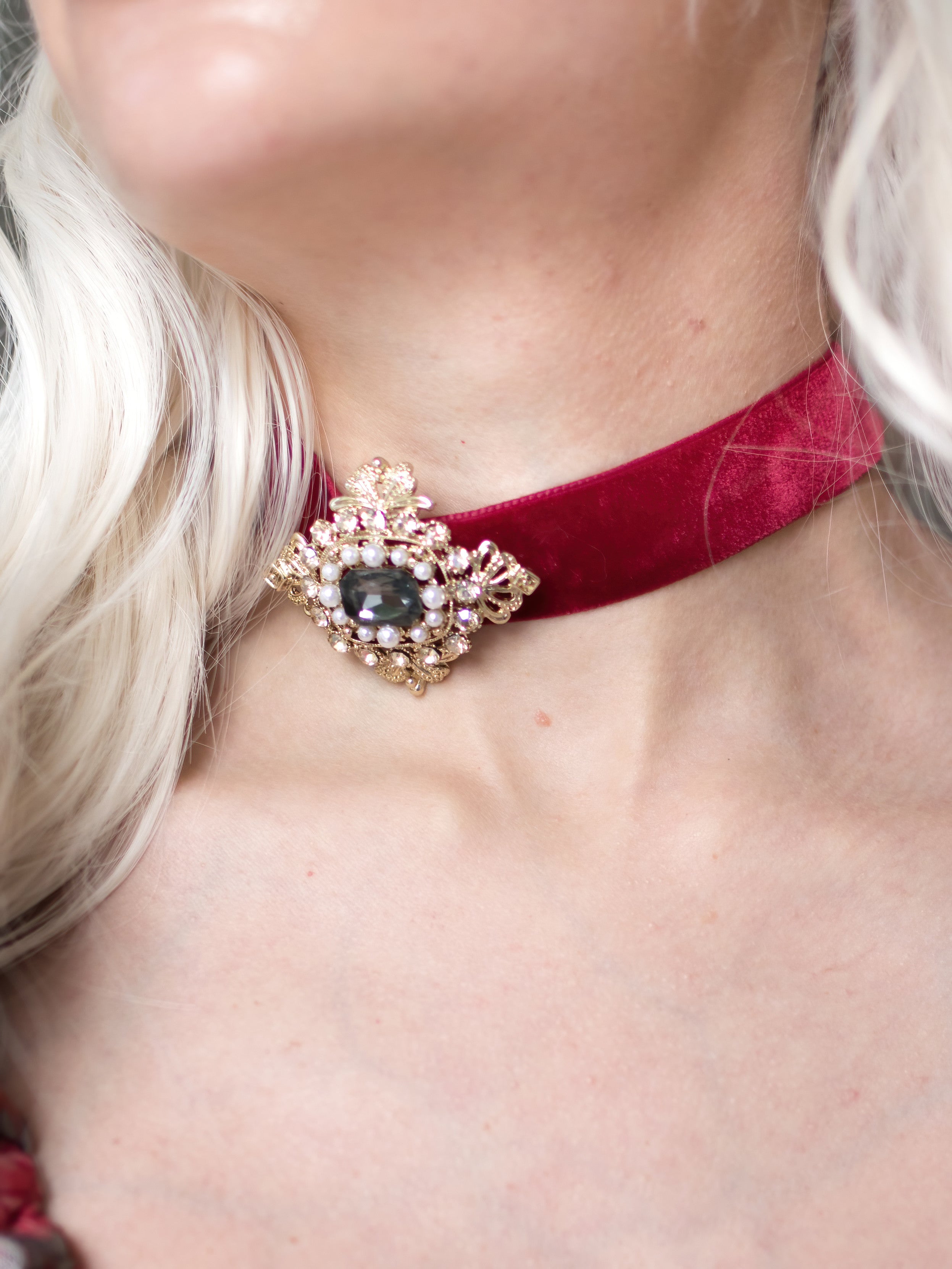 Banquet Hall Velveteen Choker