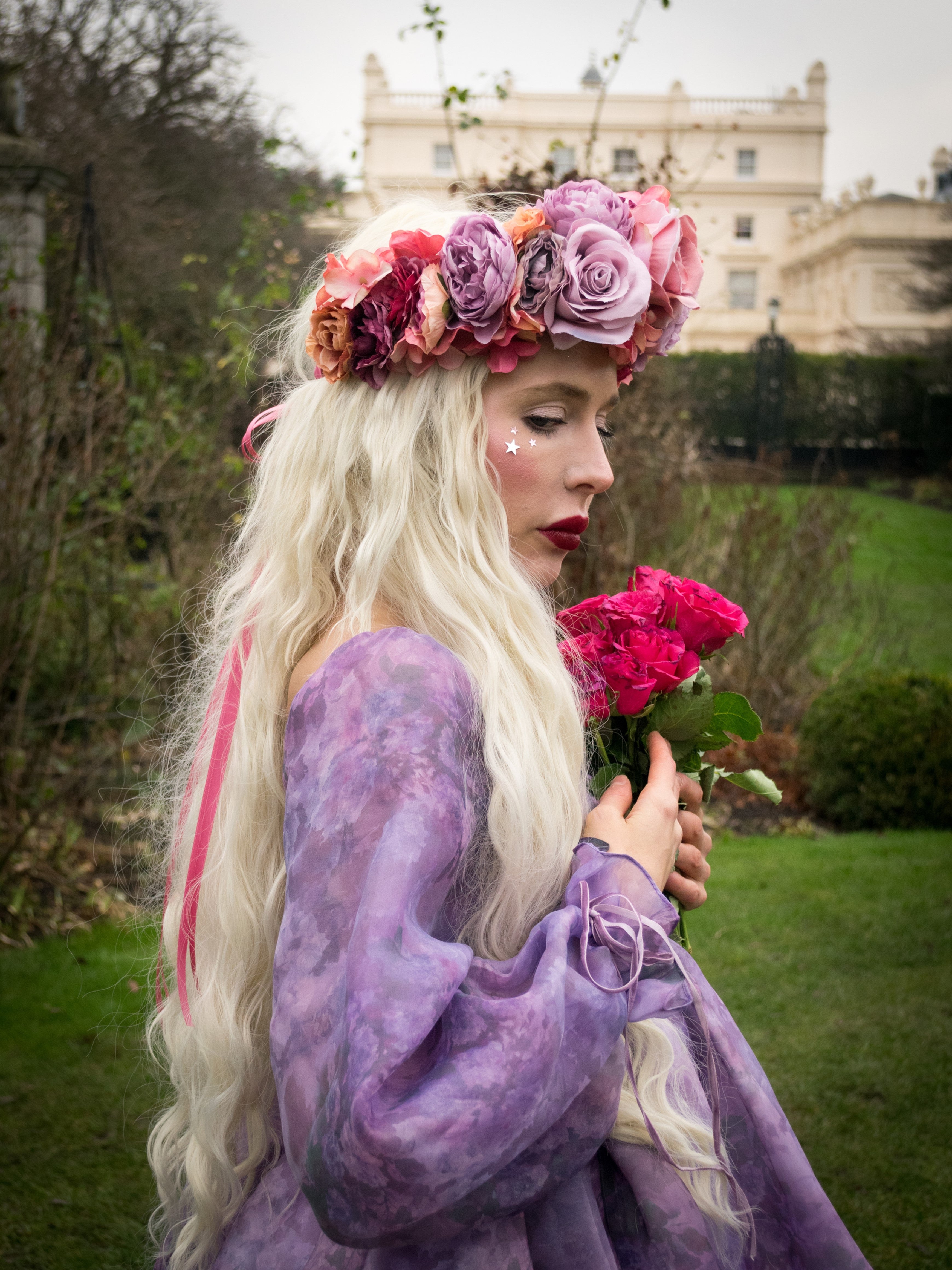 Midnight Rose Enchanted Crown