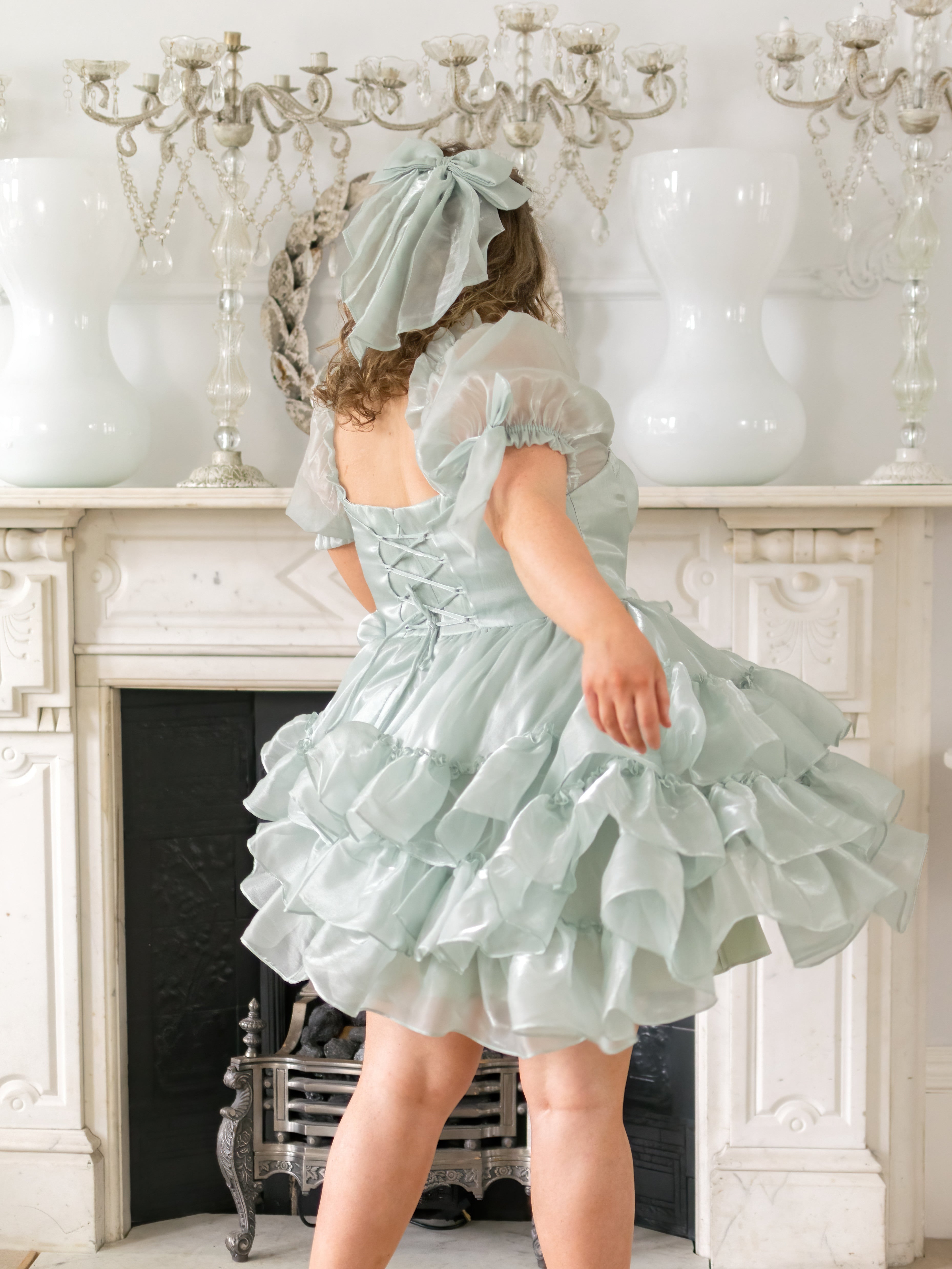 Heart of Glass Cascading Bow