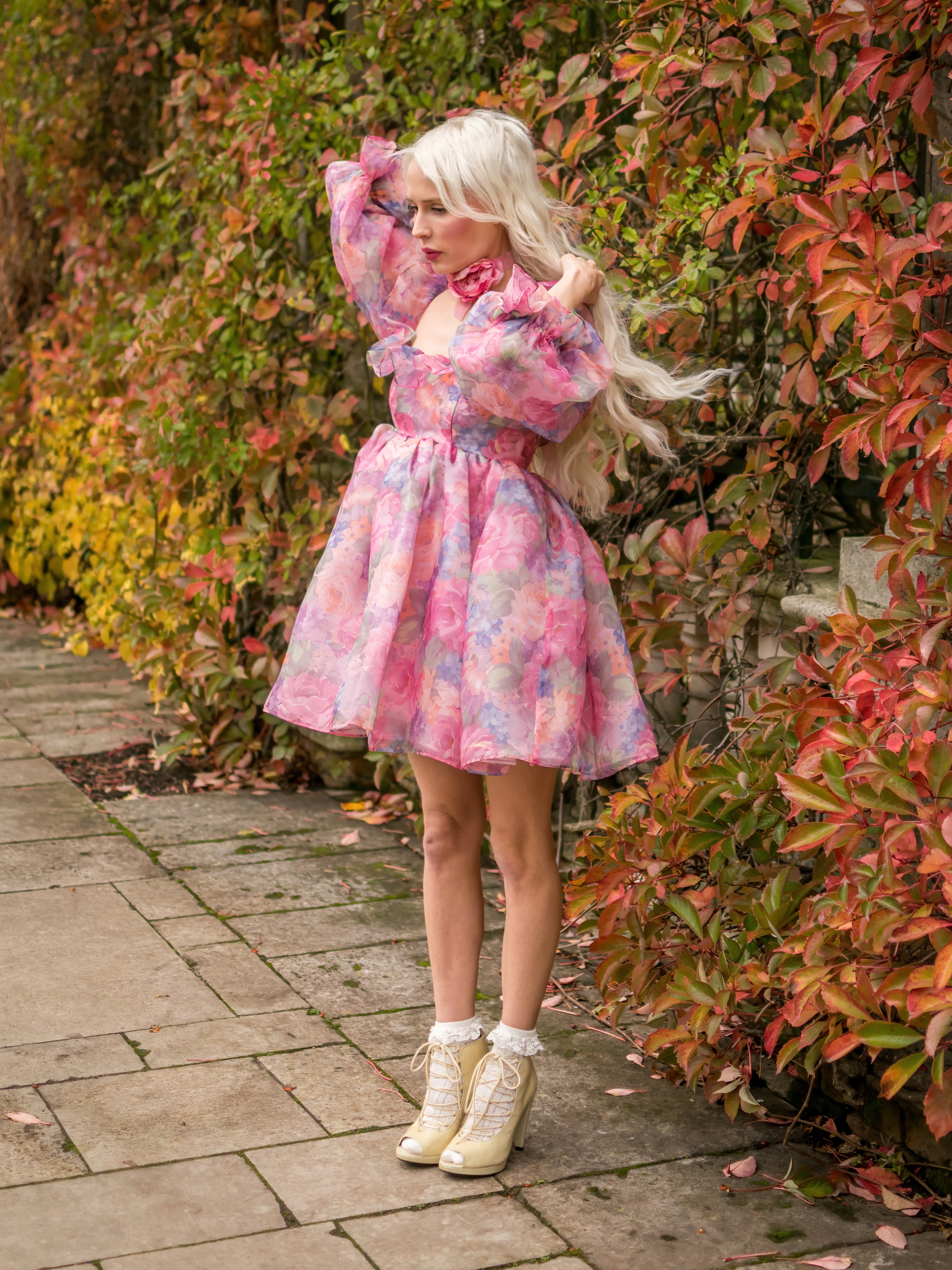 The Victorian Chintz Pemberley Dress