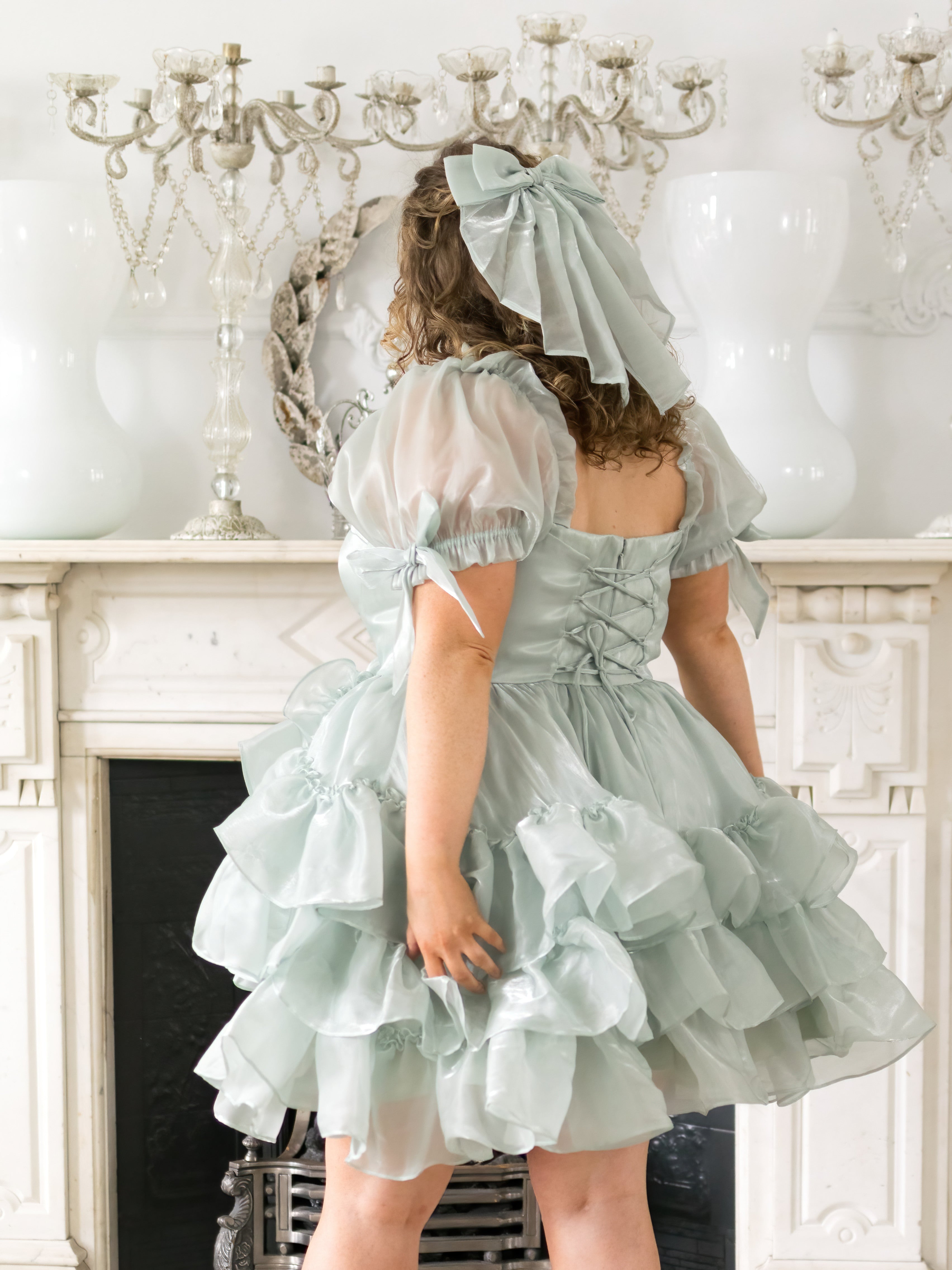 Heart of Glass Cascading Bow